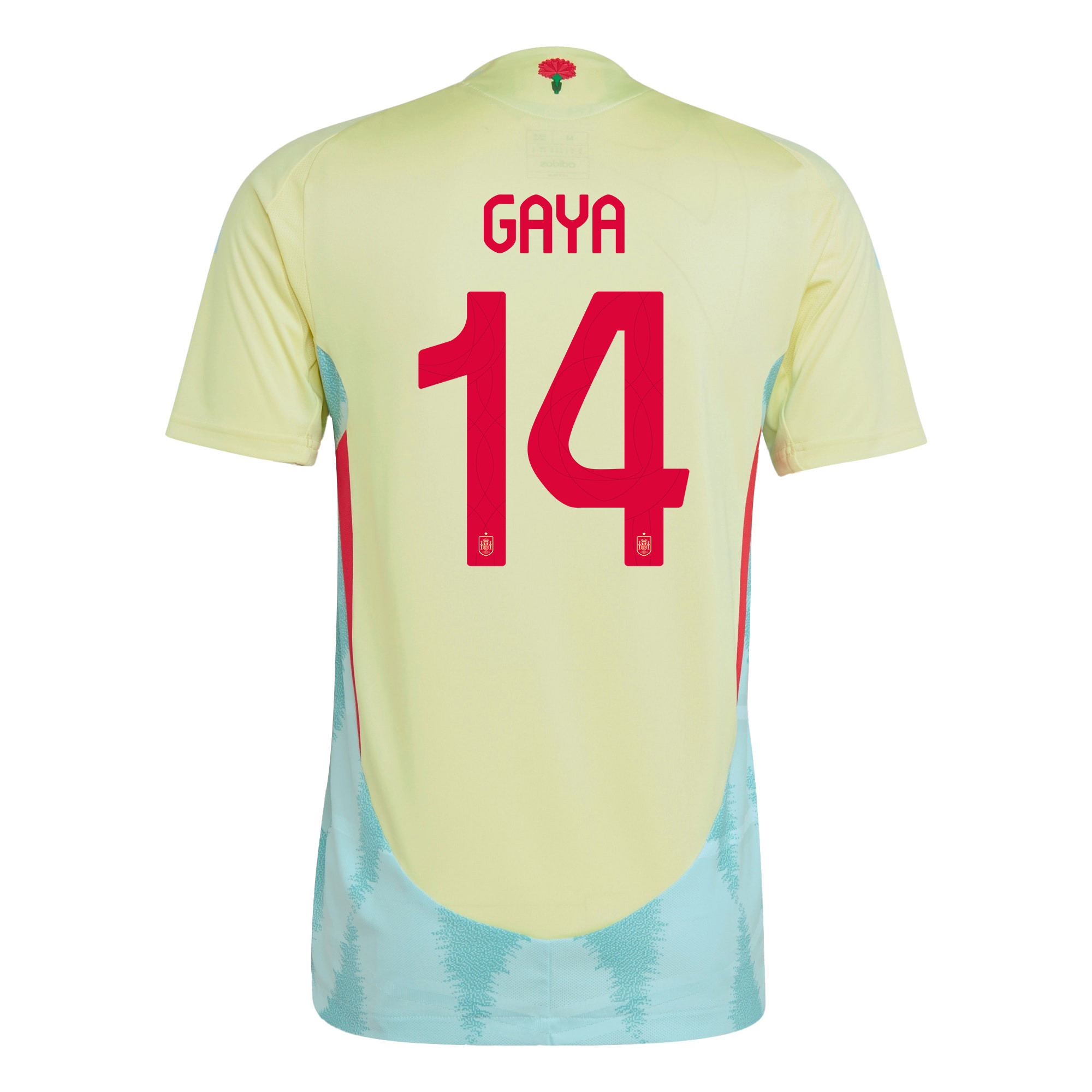 José Gayà 14 Spain National Team 2024 Away Men Jersey - Yellow