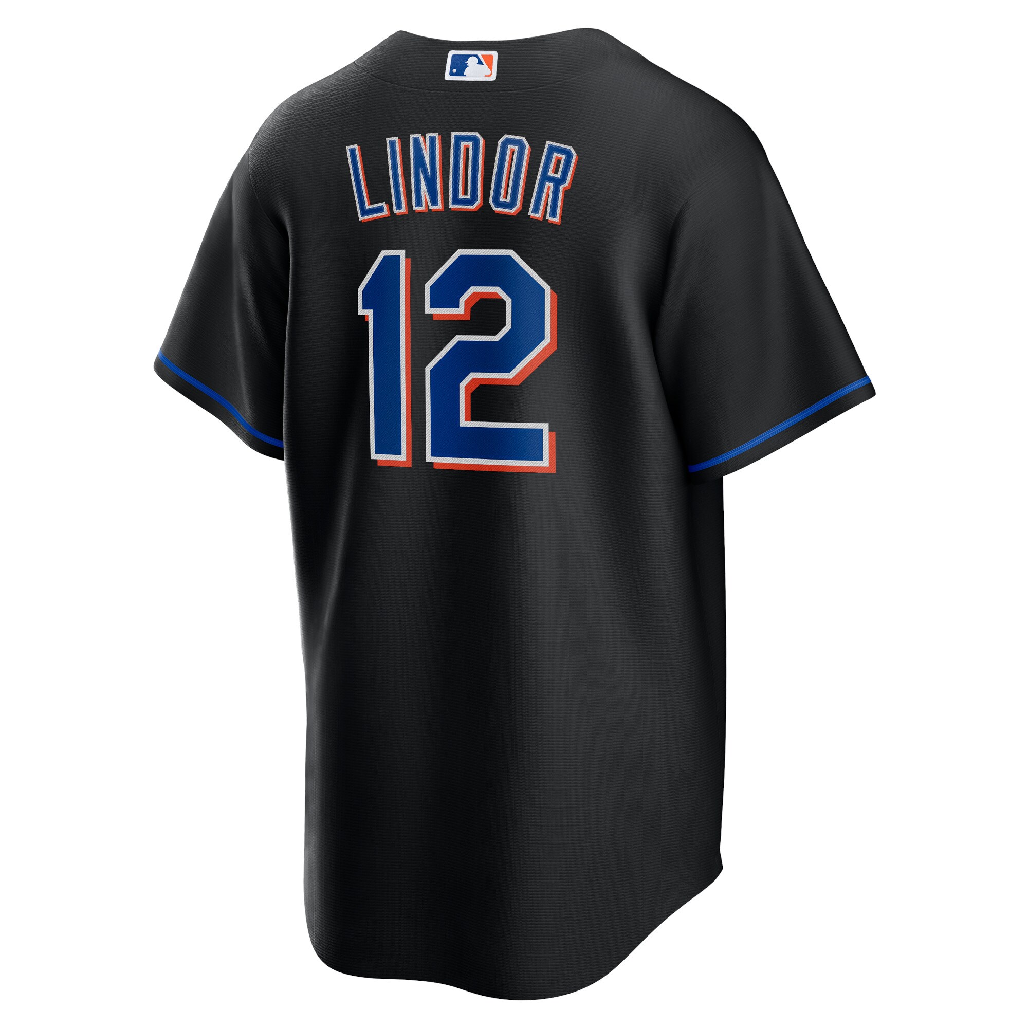 Francisco Lindor New York Mets  2022 Alternate Replica Player Jersey - Black