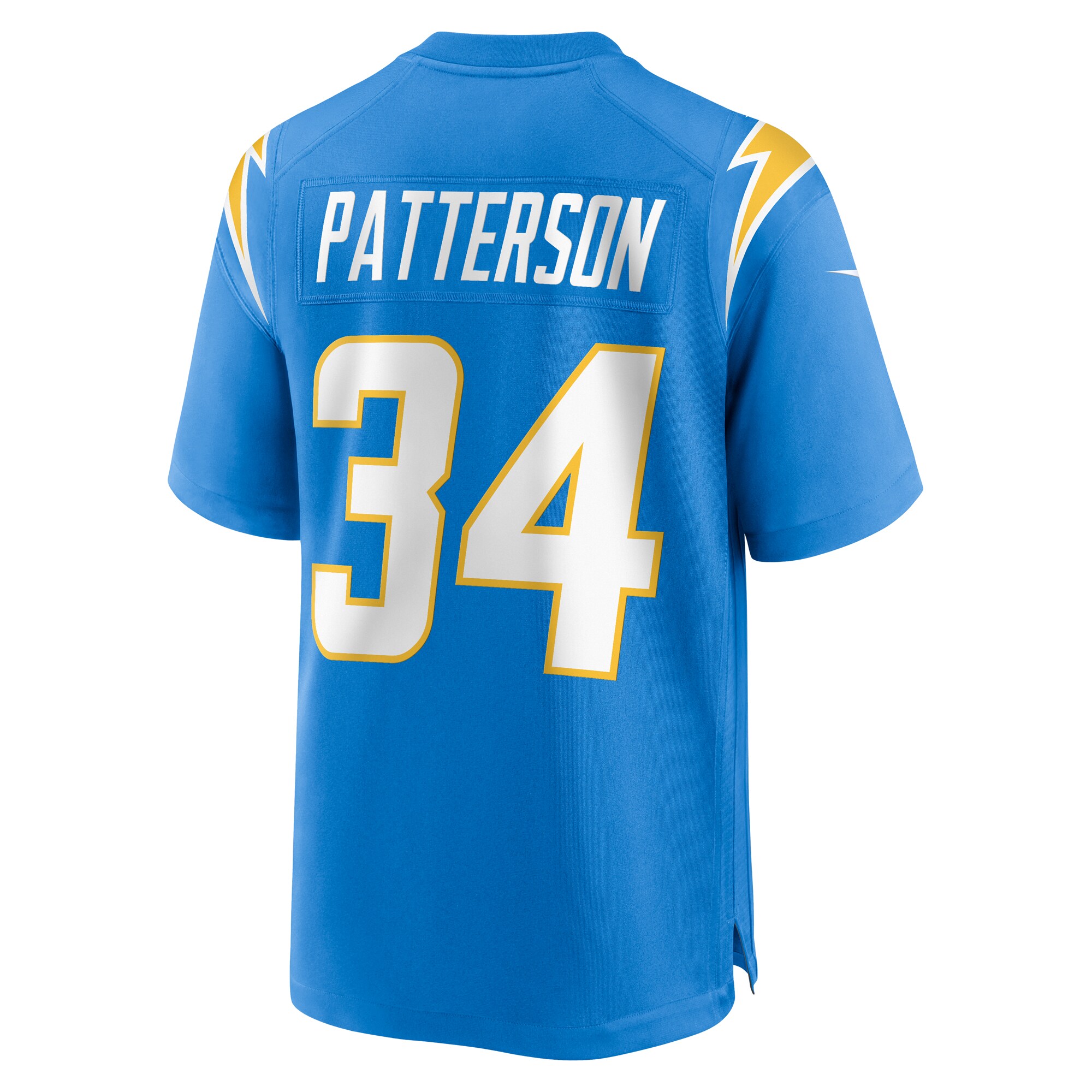 Jaret Patterson Los Angeles Chargers  Team Game Jersey -  Powder Blue