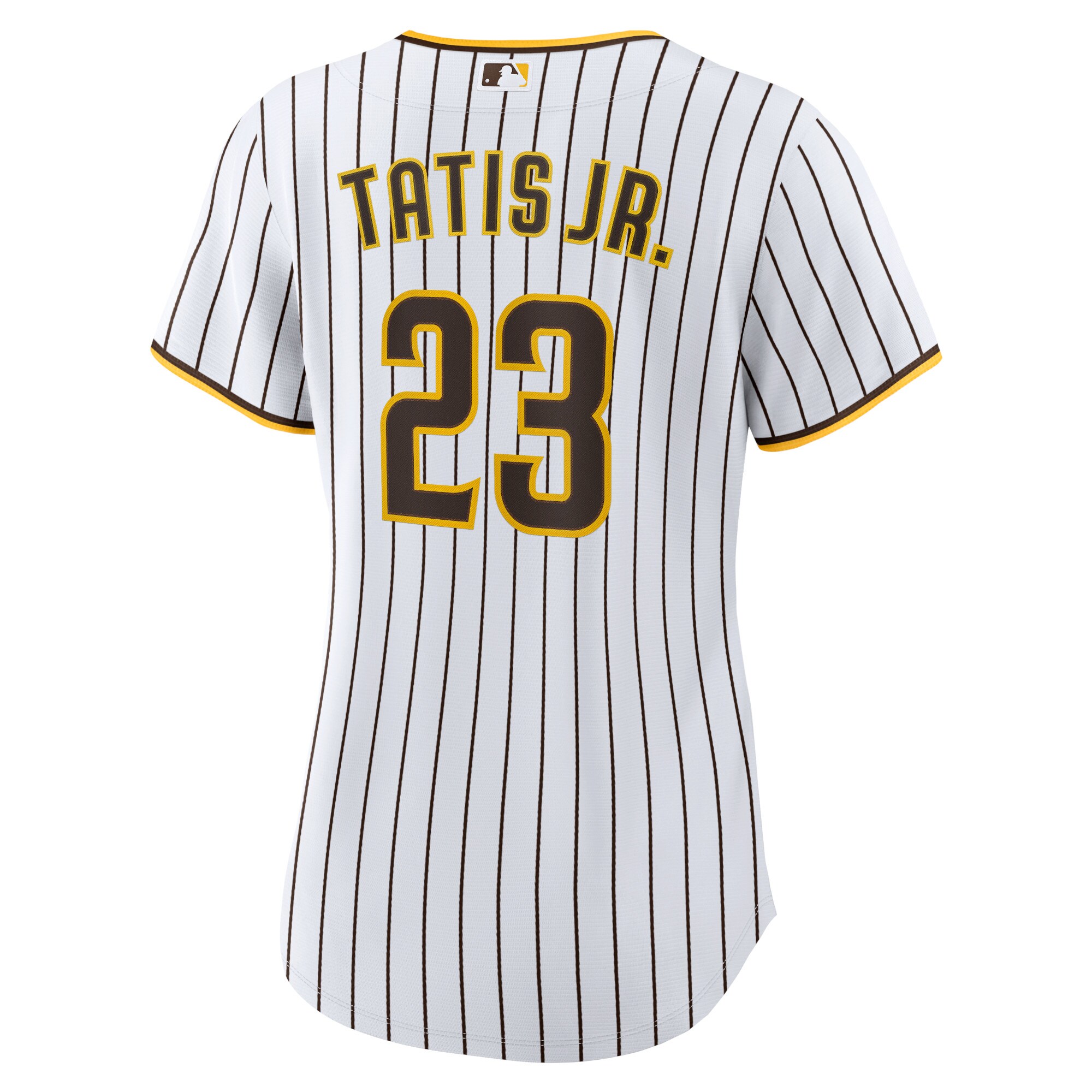 Fernando Tat\u00c3\u00ads Jr. San Diego Padres  Women's Home Replica Player Jersey - White\/Brown