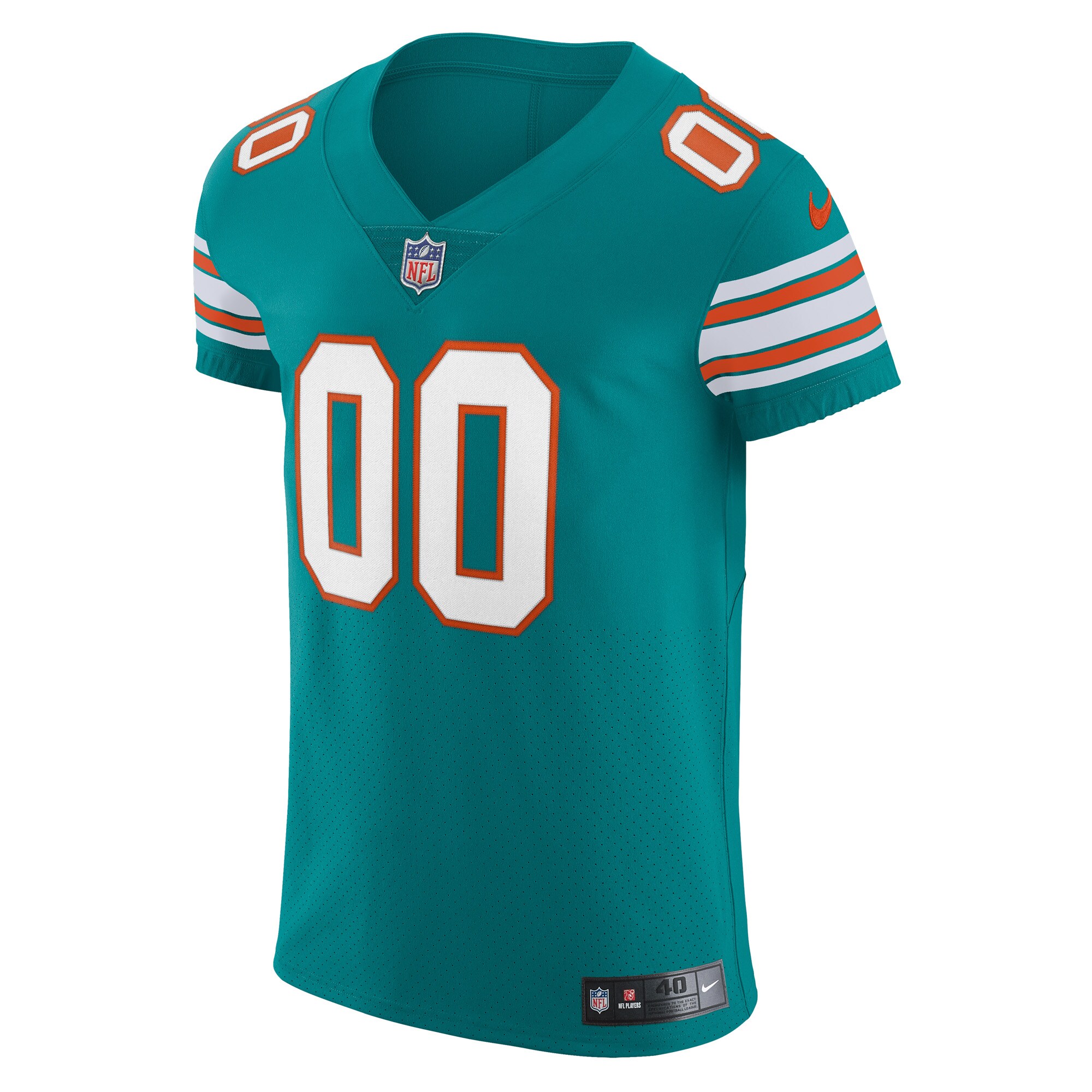 Miami Dolphins  Elite Vapor Untouchable Custom Jersey - Aqua