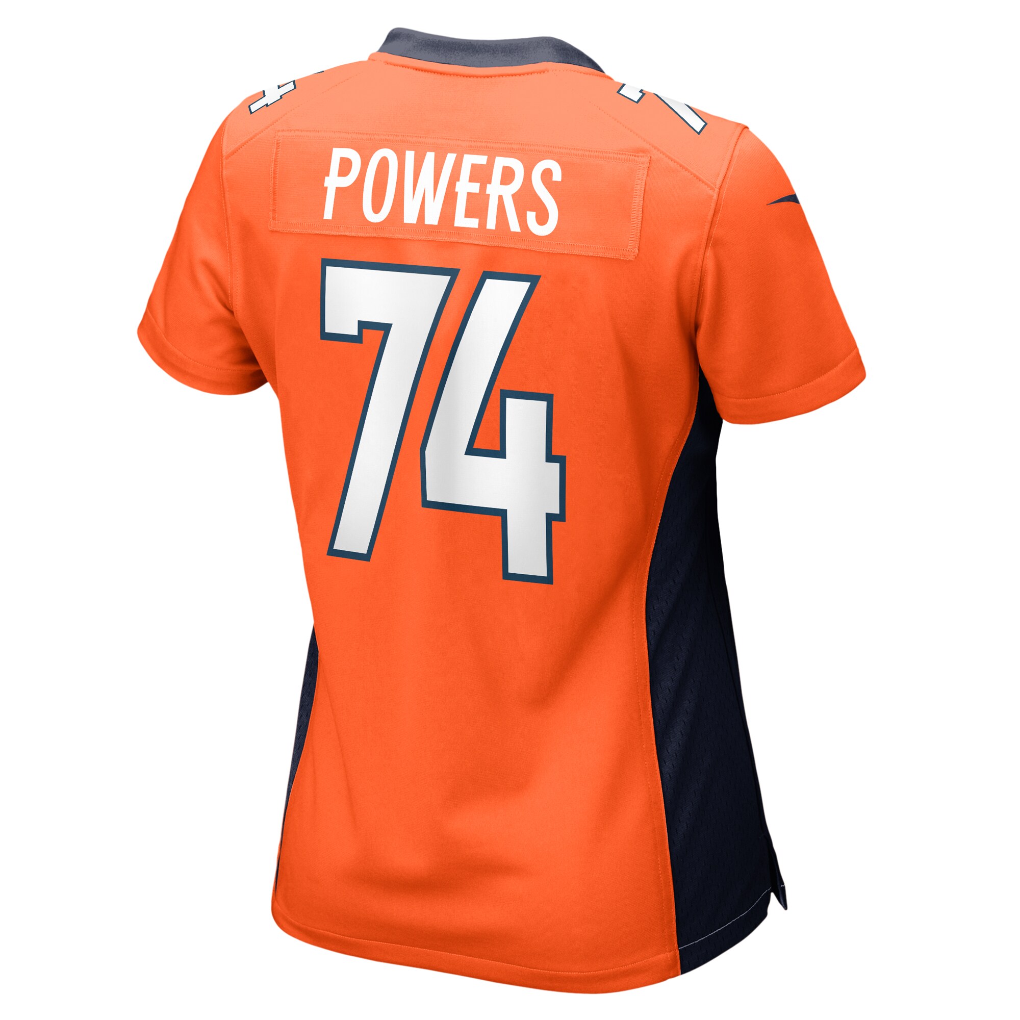 Ben Powers Denver Broncos  Women's Game Player Jersey - Orange