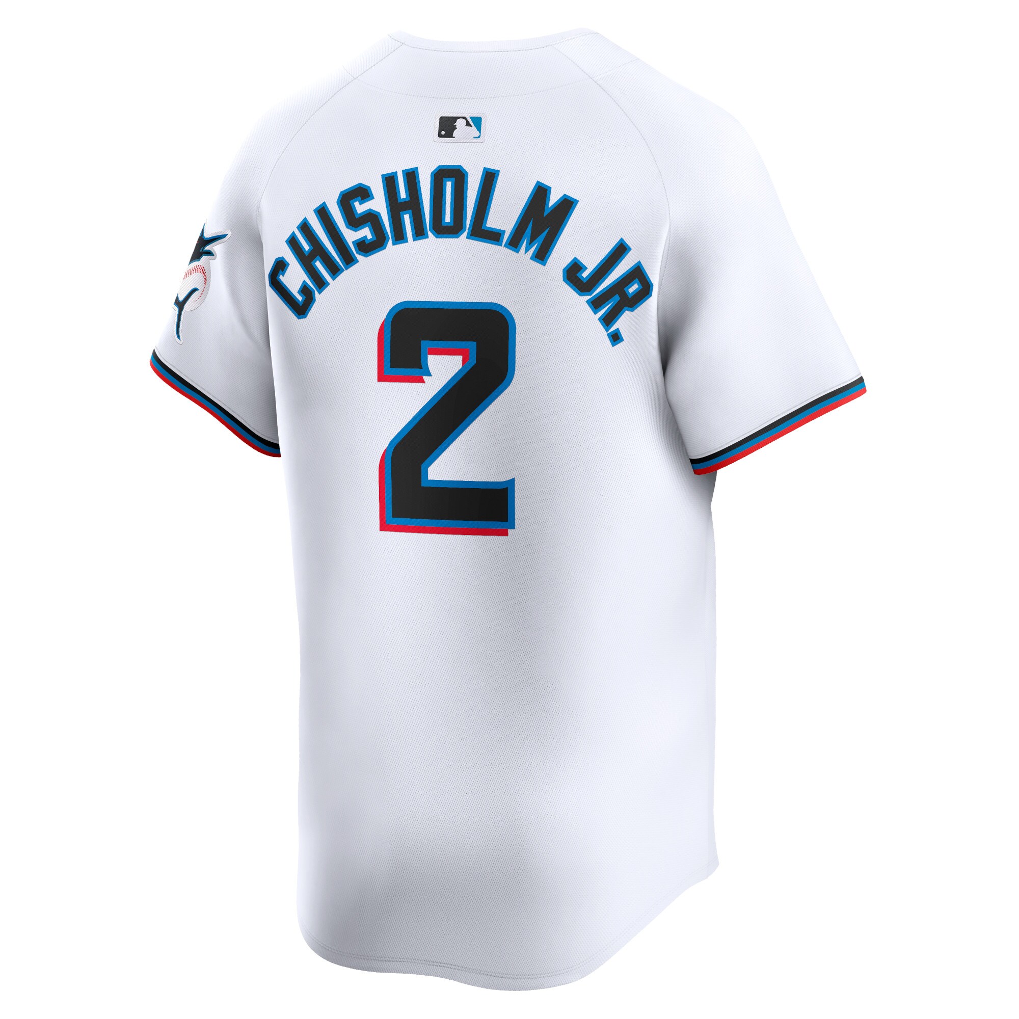 Jazz Chisholm Jr. Miami Marlins  Youth Home Limited Player Jersey - White