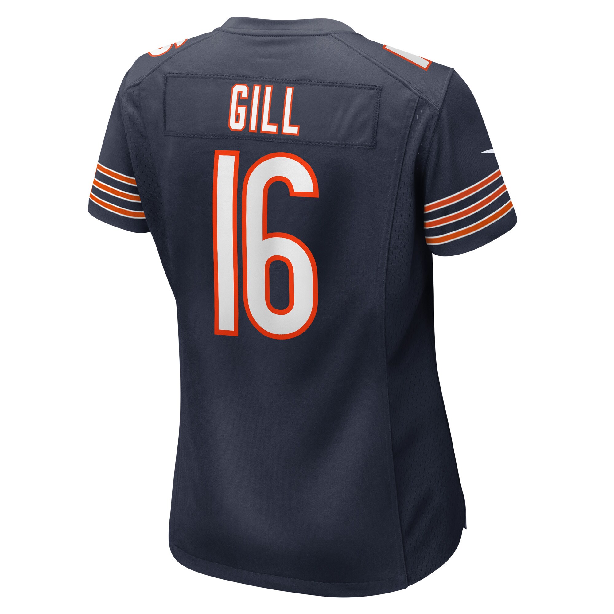 Trenton Gill Chicago Bears  Women's Game Player Jersey - Navy