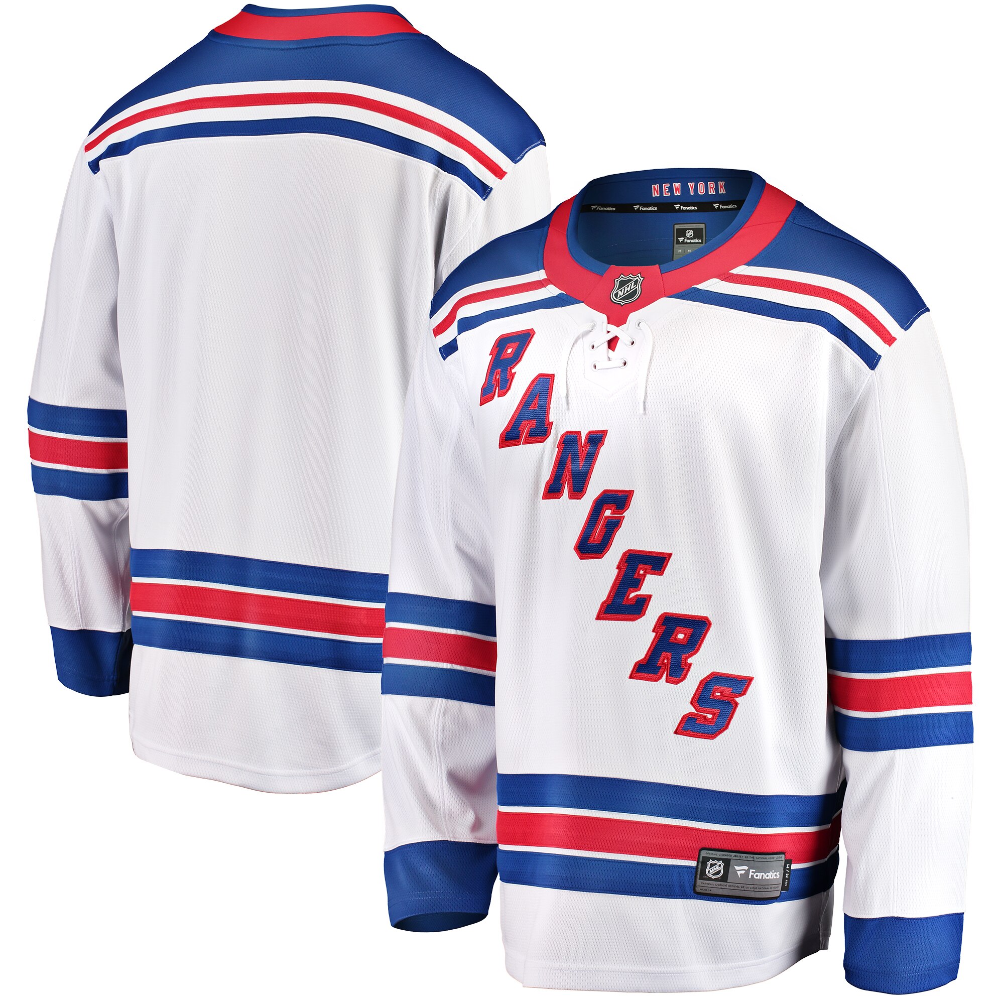 New York Rangers Fanatics Breakaway Away Jersey - White