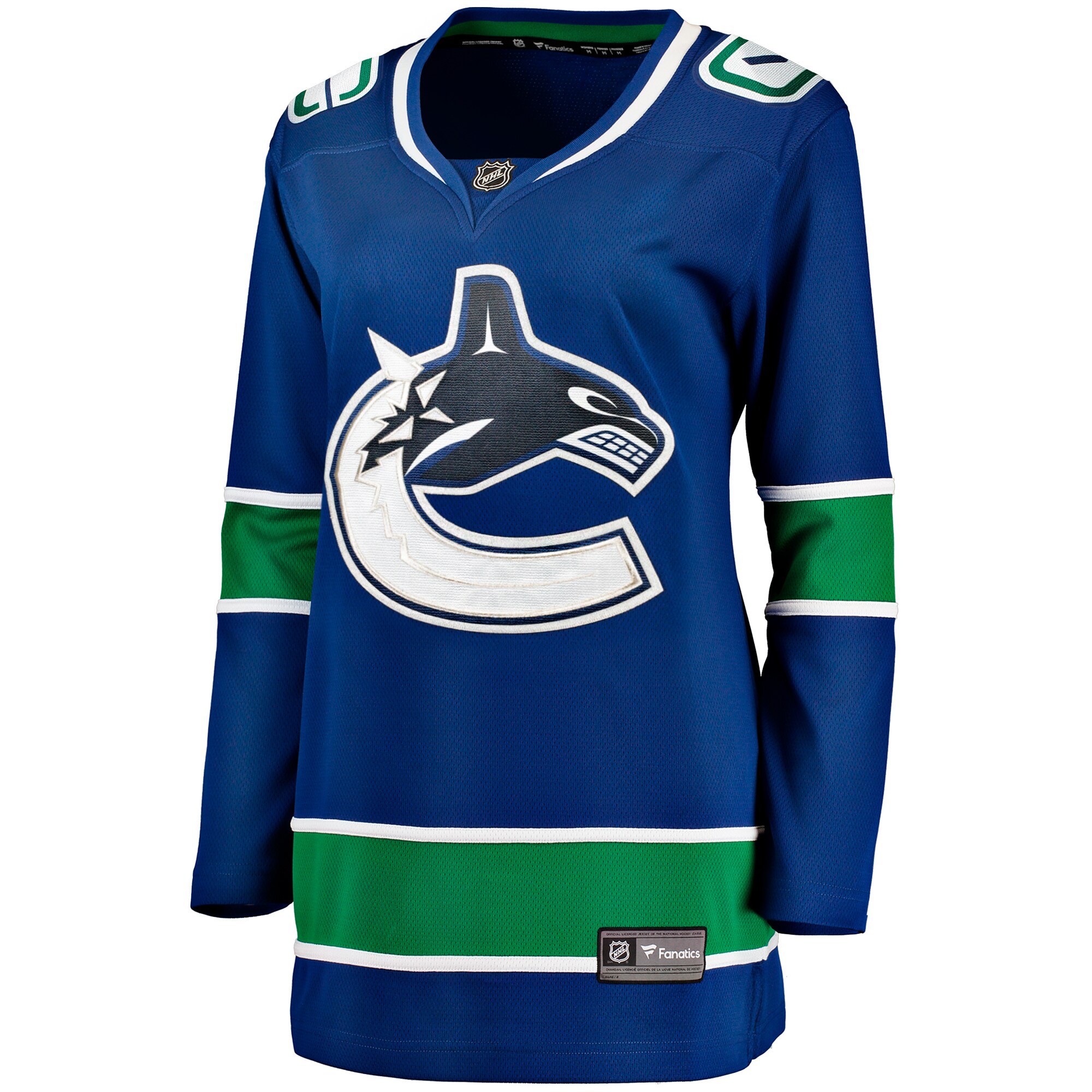 Vancouver Canucks Fanatics Women's Premier Breakaway Jersey - Blue