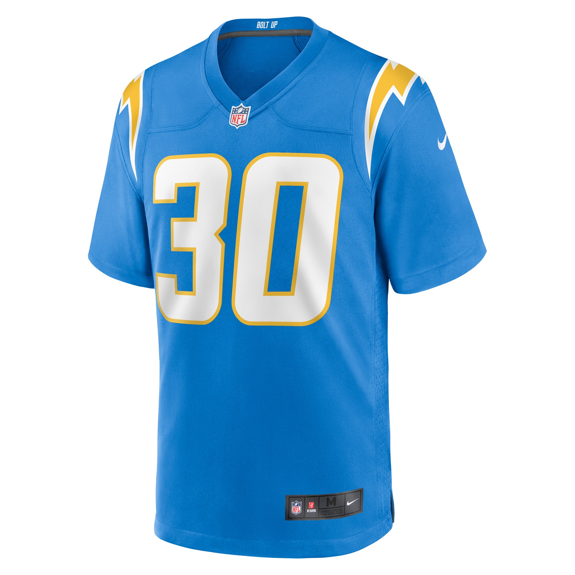 Kimani Vidal Los Angeles Chargers  Team Game Jersey -  Powder Blue