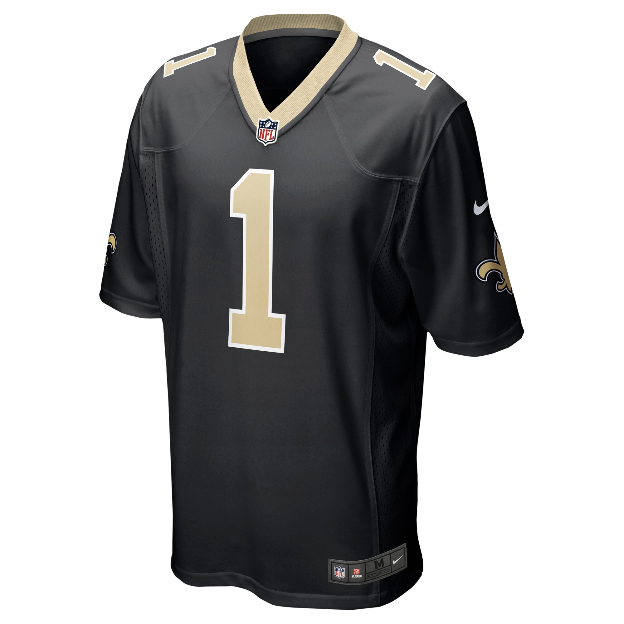 Number 1 Dad New Orleans Saints  Game Jersey - Black