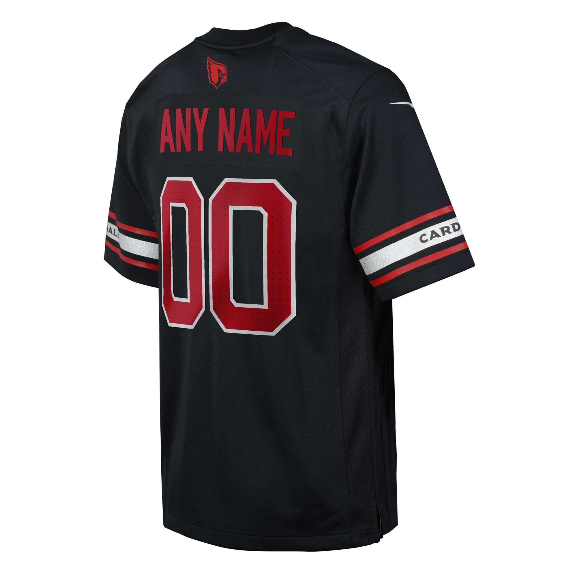 Arizona Cardinals  Youth Alternate Custom Game Jersey - Black