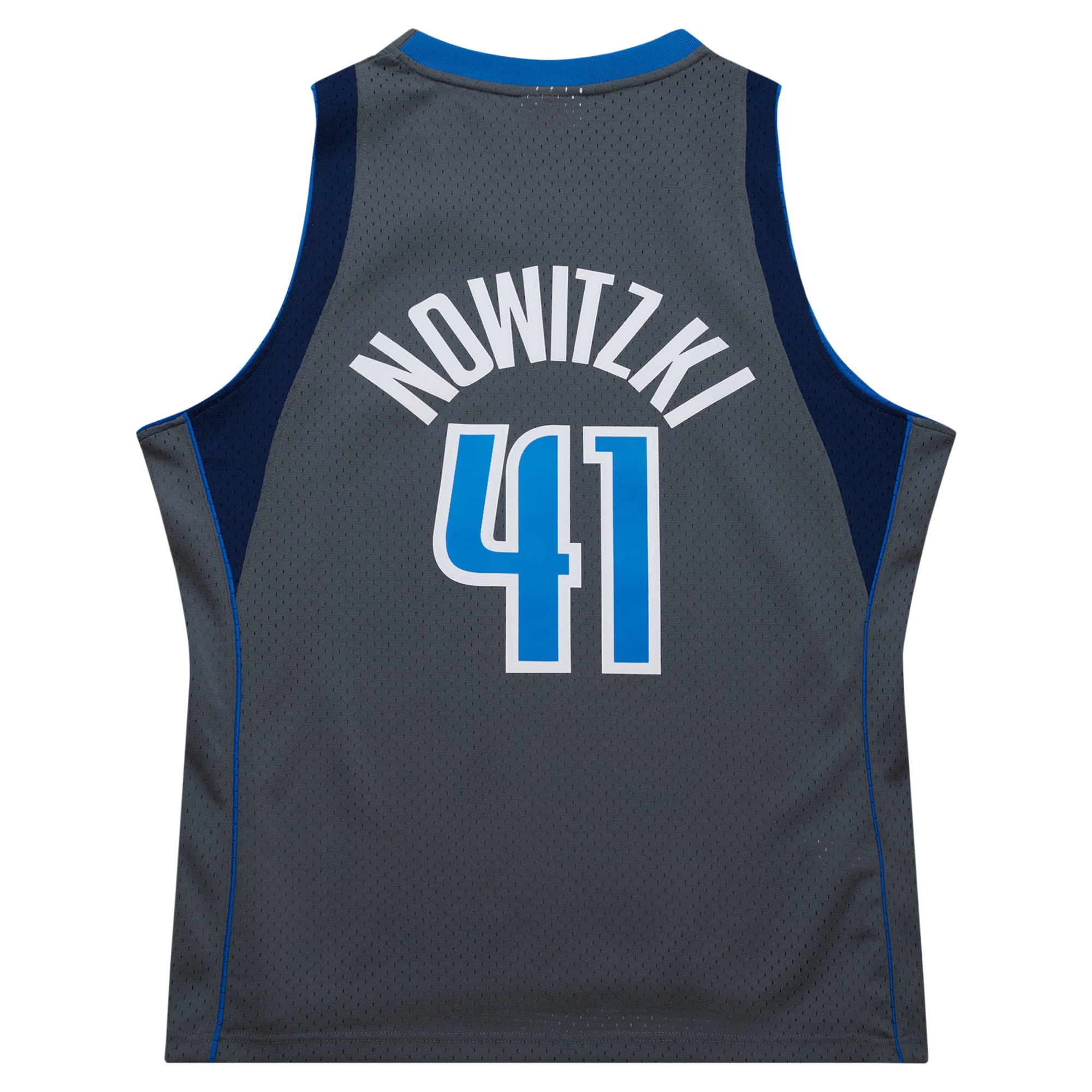 Dirk Nowitzki Dallas Mavericks Mitchell & Ness 2003\/04 Hardwood Classics Swingman Jersey - Gray