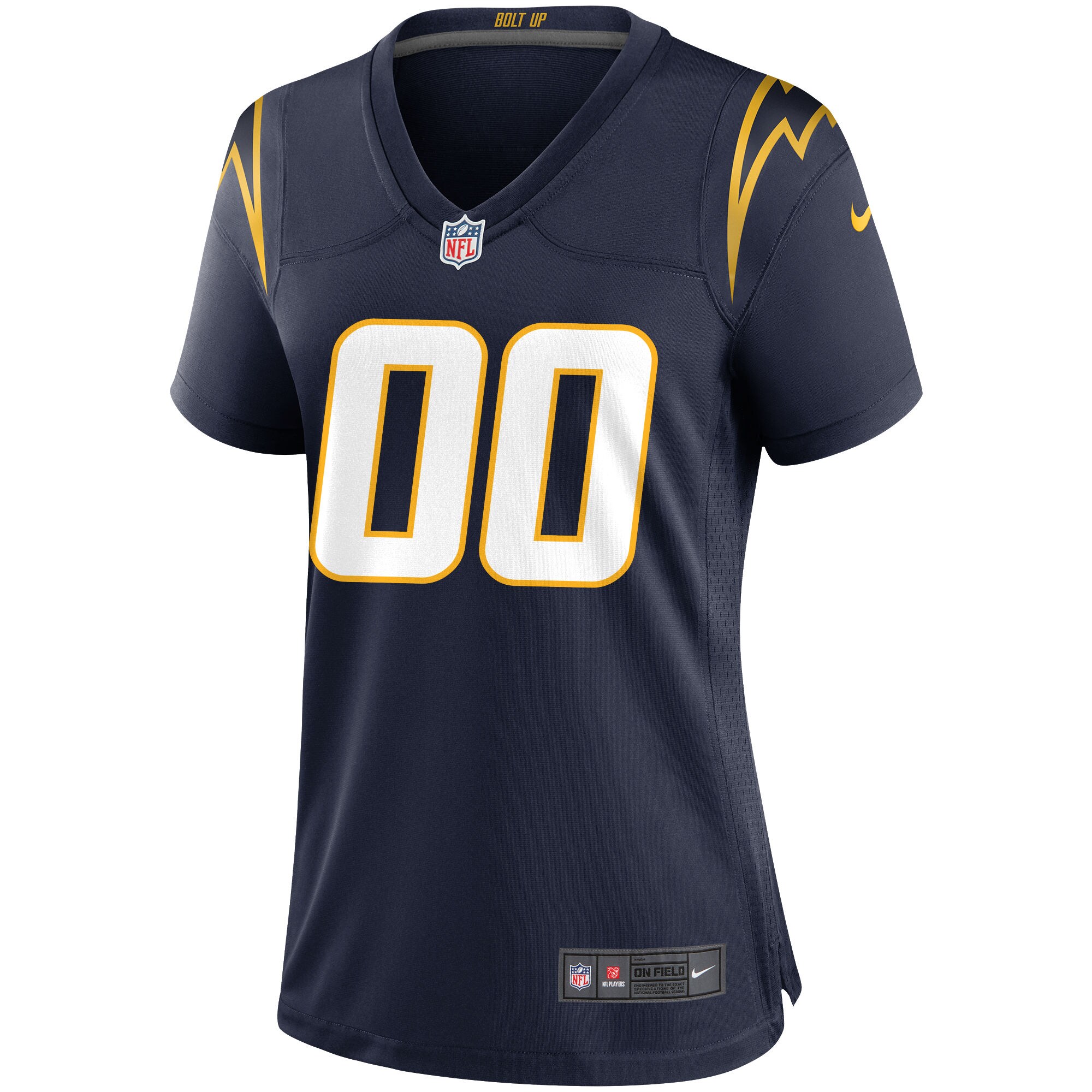 Los Angeles Chargers  Women's Alternate Custom Game Jersey - Navy