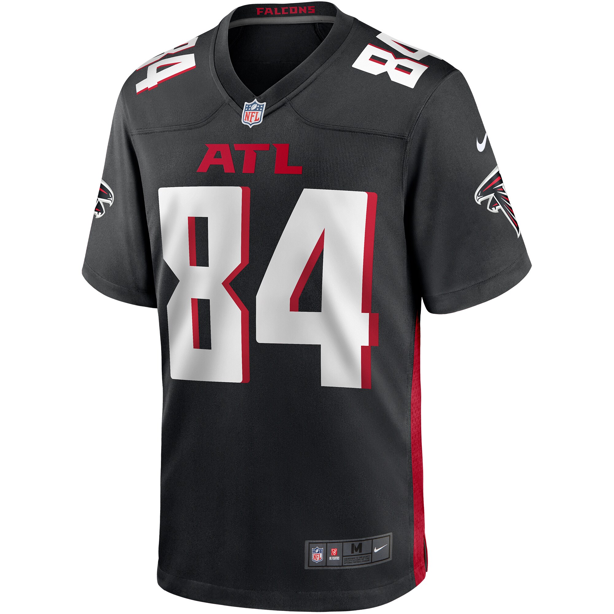 Alfred Jenkins Atlanta Falcons  Game Retired Player Jersey - Black