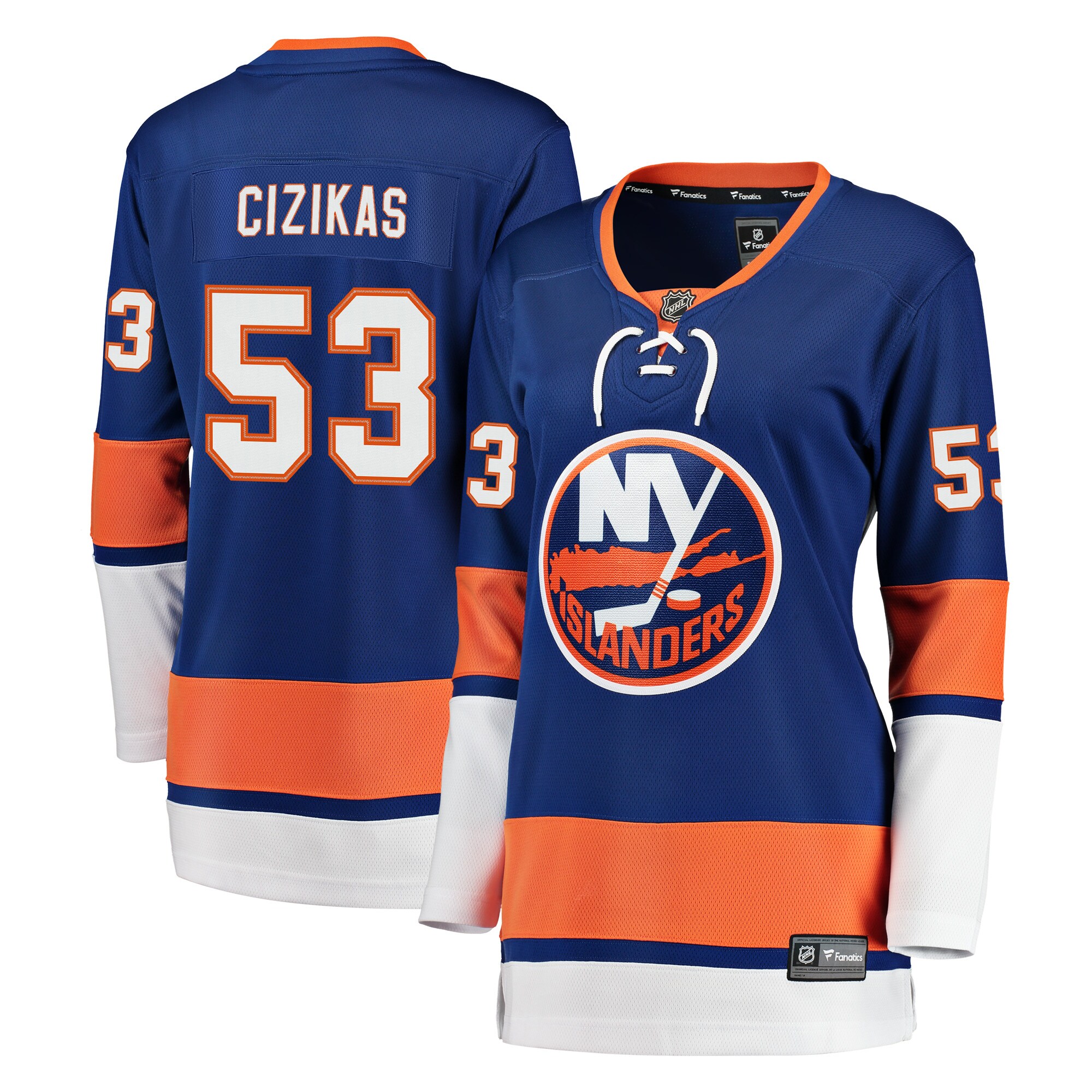 Casey Cizikas New York Islanders Fanatics Women's Breakaway Player Jersey - Royal