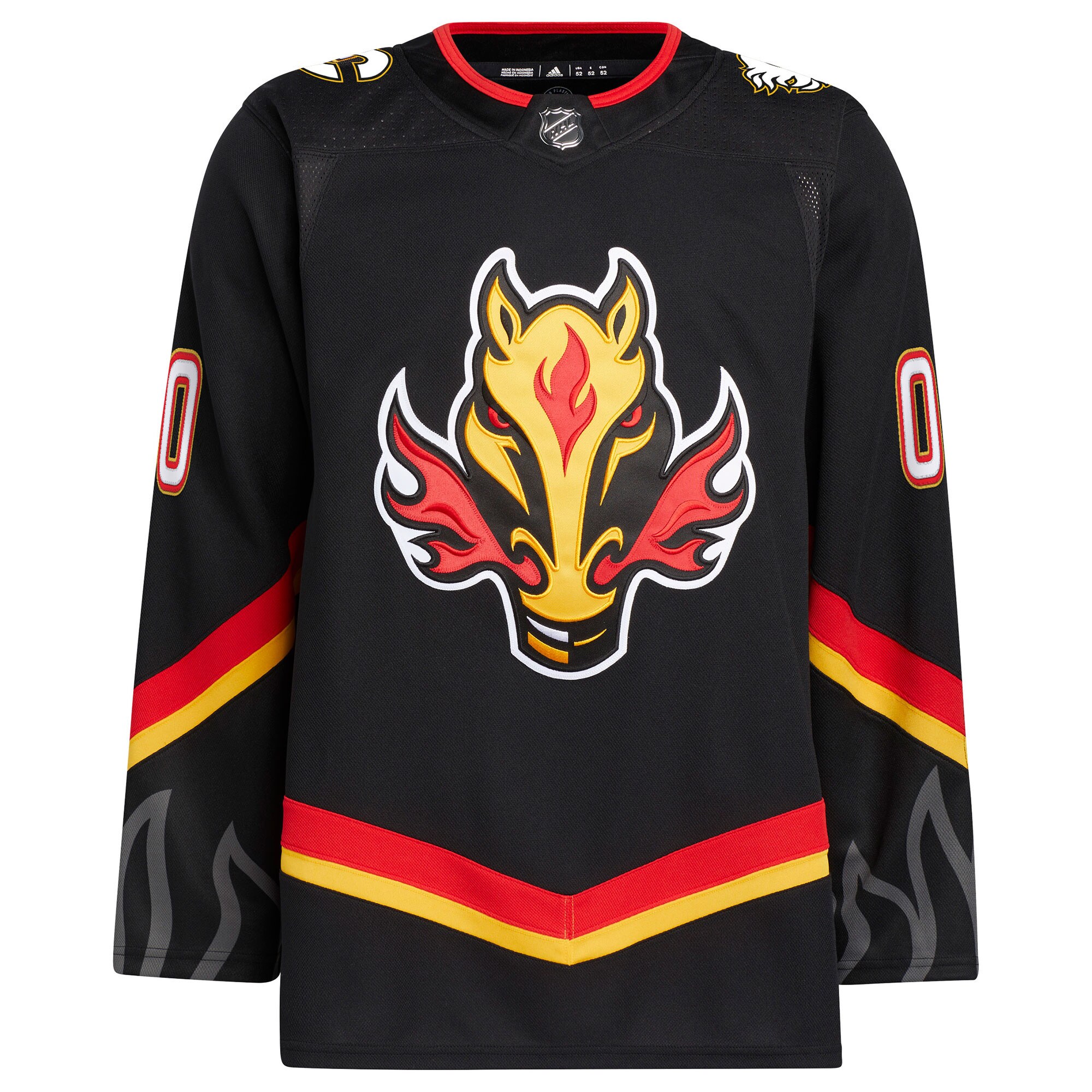 Calgary Flames adidas  Alternate  Primegreen Authentic Custom Jersey - Black