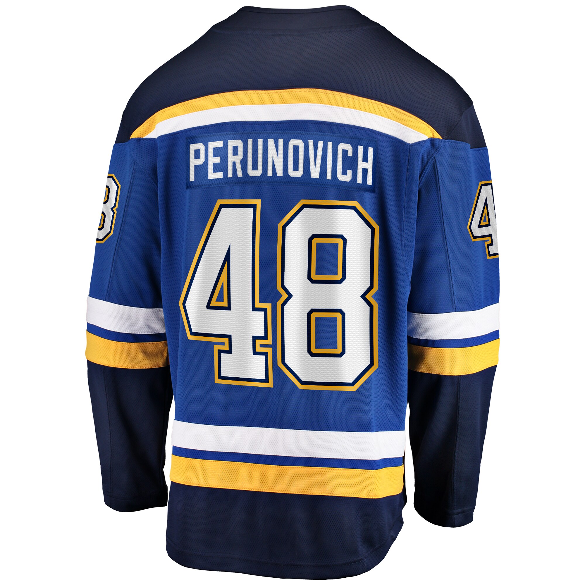 Scott Perunovich St. Louis Blues Fanatics Home Premier Breakaway Player Jersey - Blue