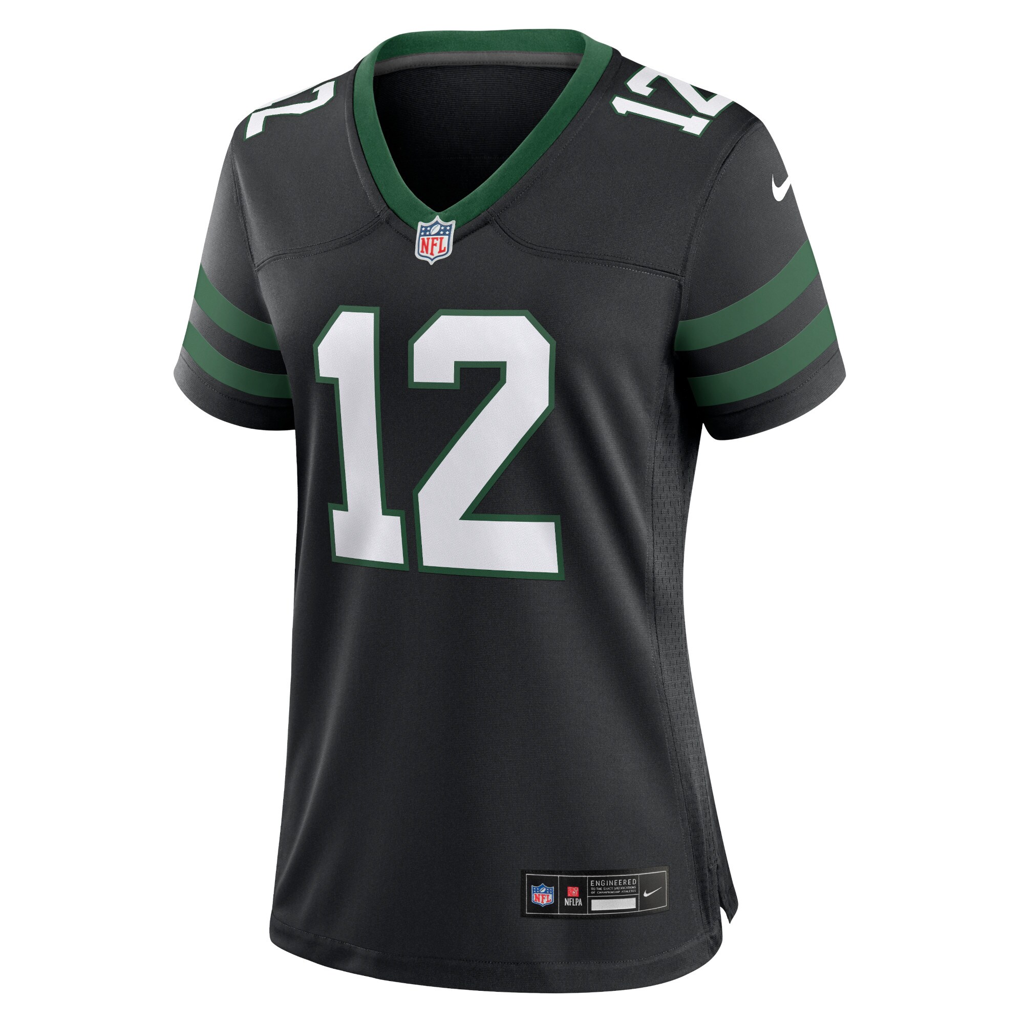 Joe Namath New York Jets  Women's Retired Player Alternate Game Jersey - Legacy Black