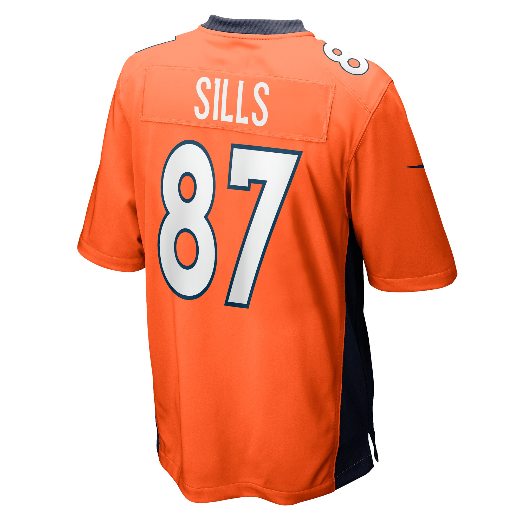 David Sills Denver Broncos  Team Game Jersey -  Orange