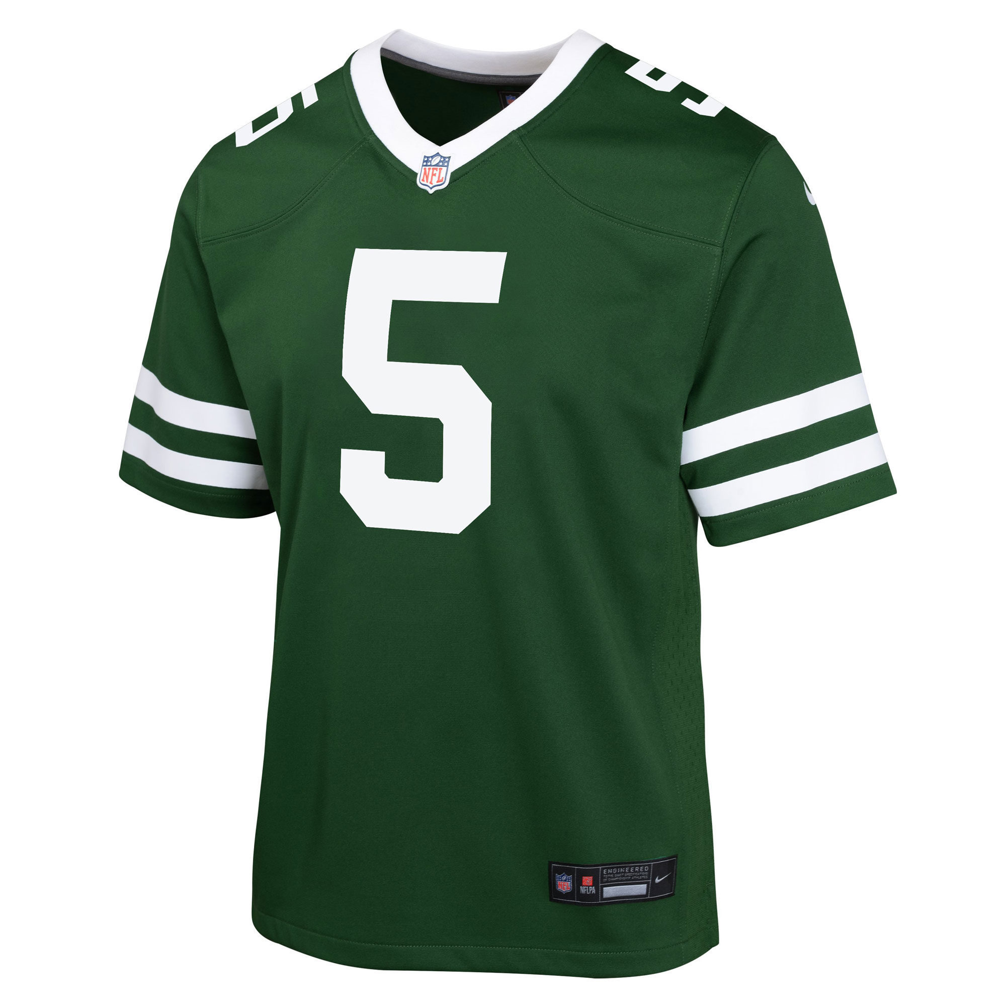 Garrett Wilson New York Jets  Youth Game Jersey - Legacy Green