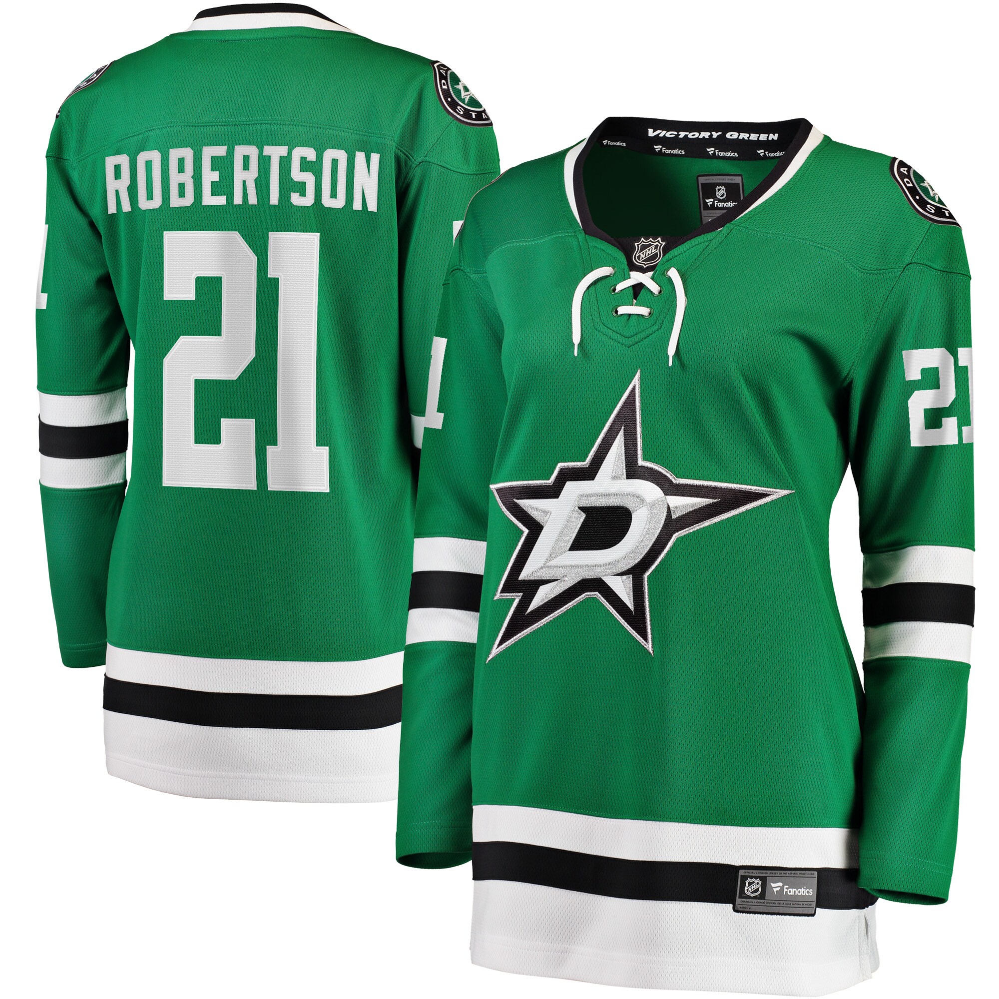 Jason Robertson Dallas Stars Fanatics Women's Home Breakaway Jersey - Kelly Green