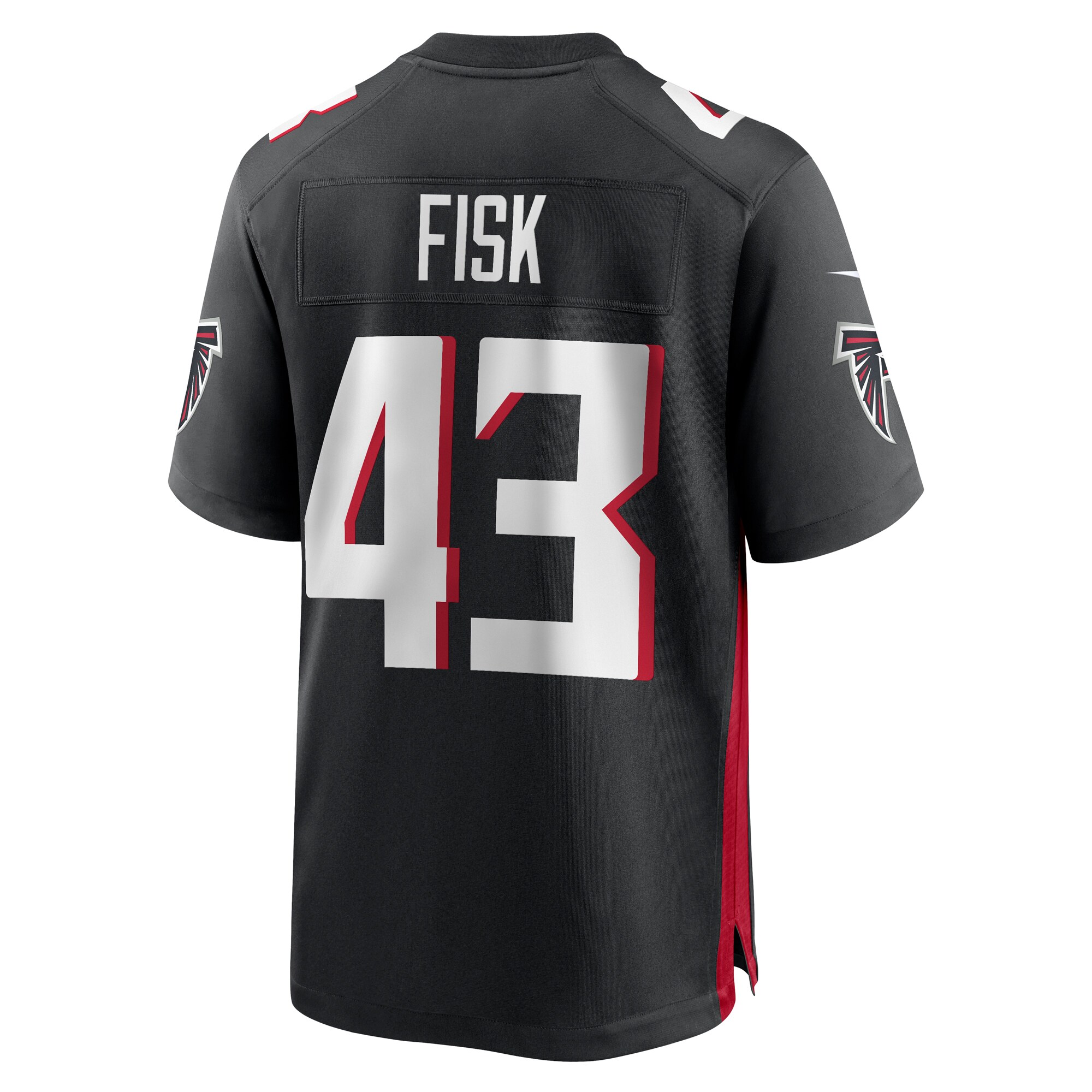 Tucker Fisk Atlanta Falcons  Player Game Jersey - Black