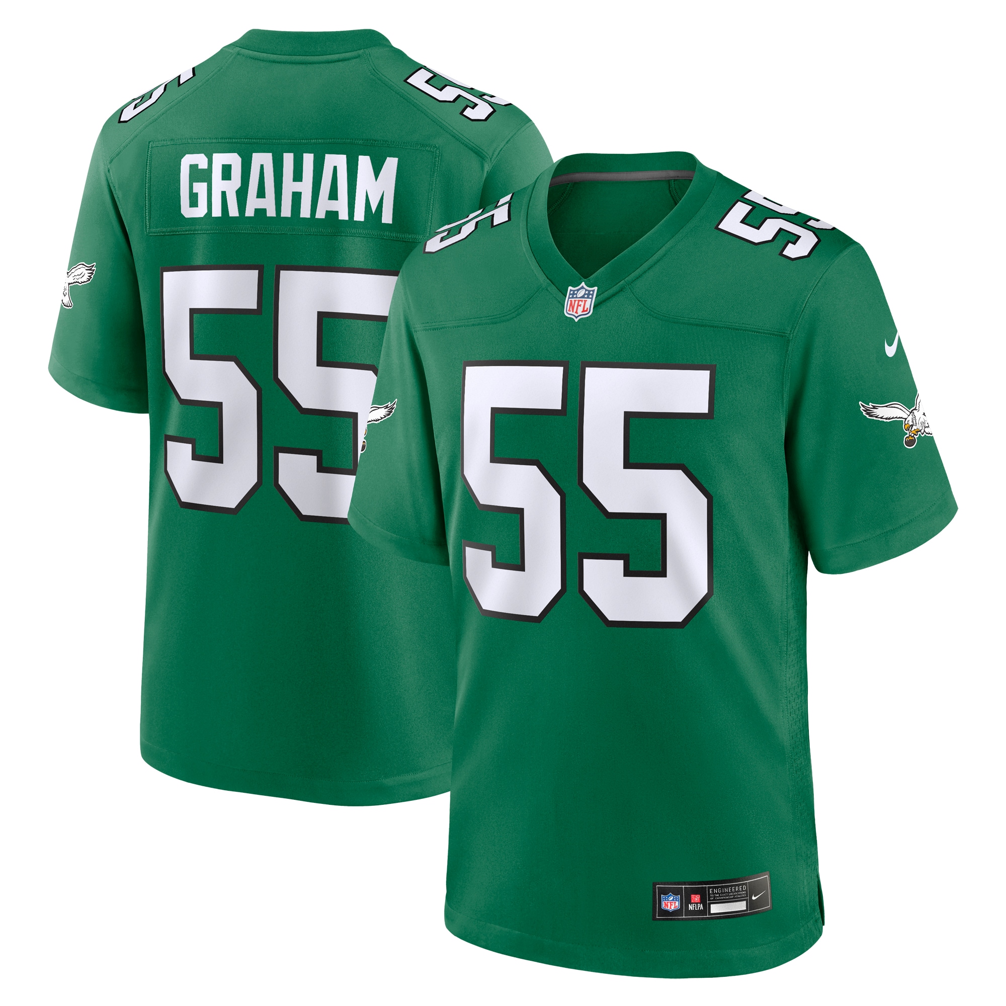 Brandon Graham Philadelphia Eagles  Alternate Game Jersey - Kelly Green