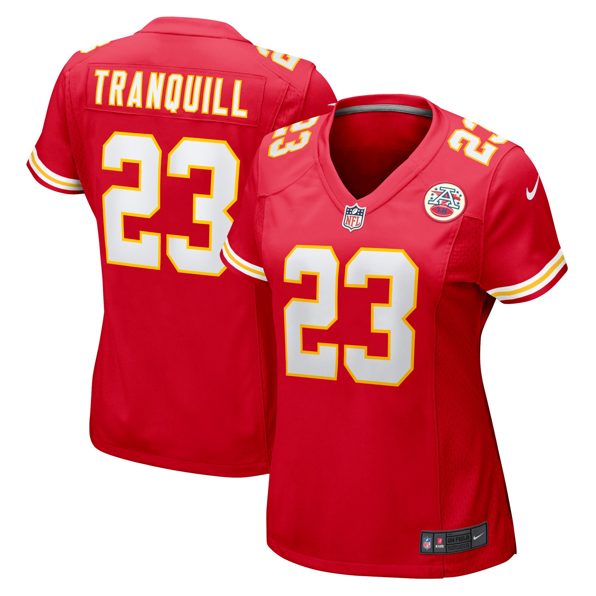 Drue Tranquill Kansas City Chiefs  Women's Game Player Jersey - Red