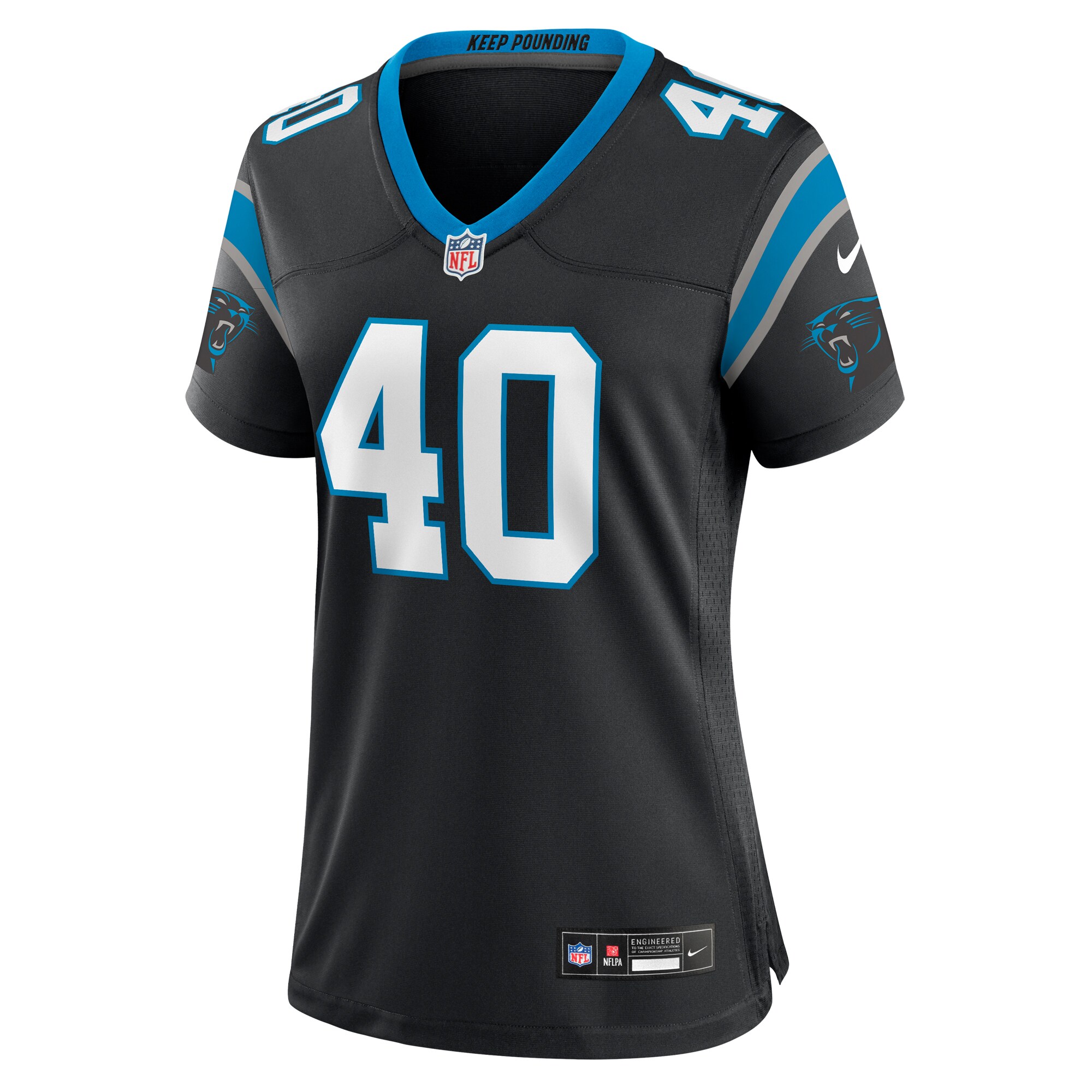Deion Jones Carolina Panthers  Women's  Game Jersey -  Black