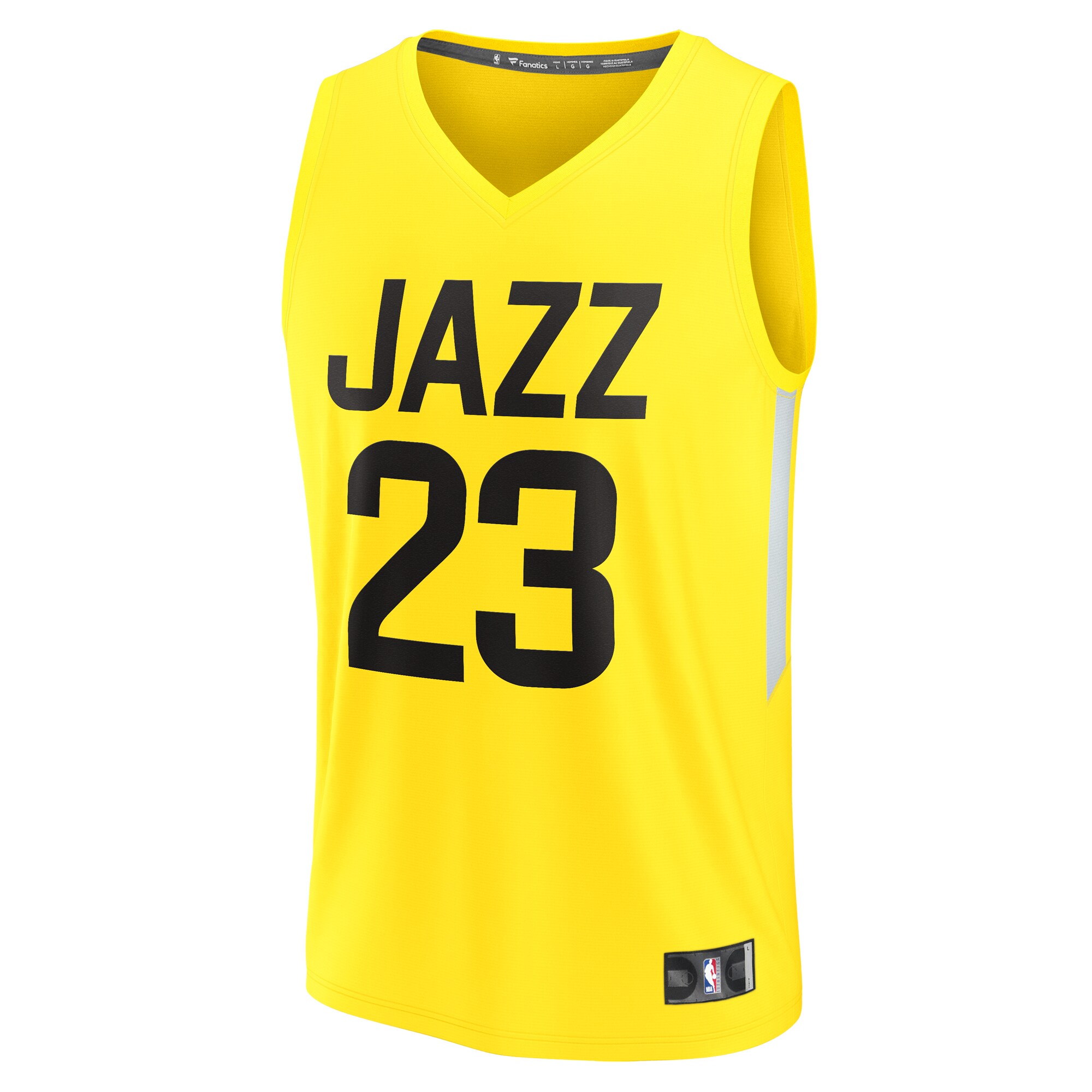 Lauri Markkanen Utah Jazz Fanatics Youth Fast Break Player Jersey - Icon Edition - Yellow