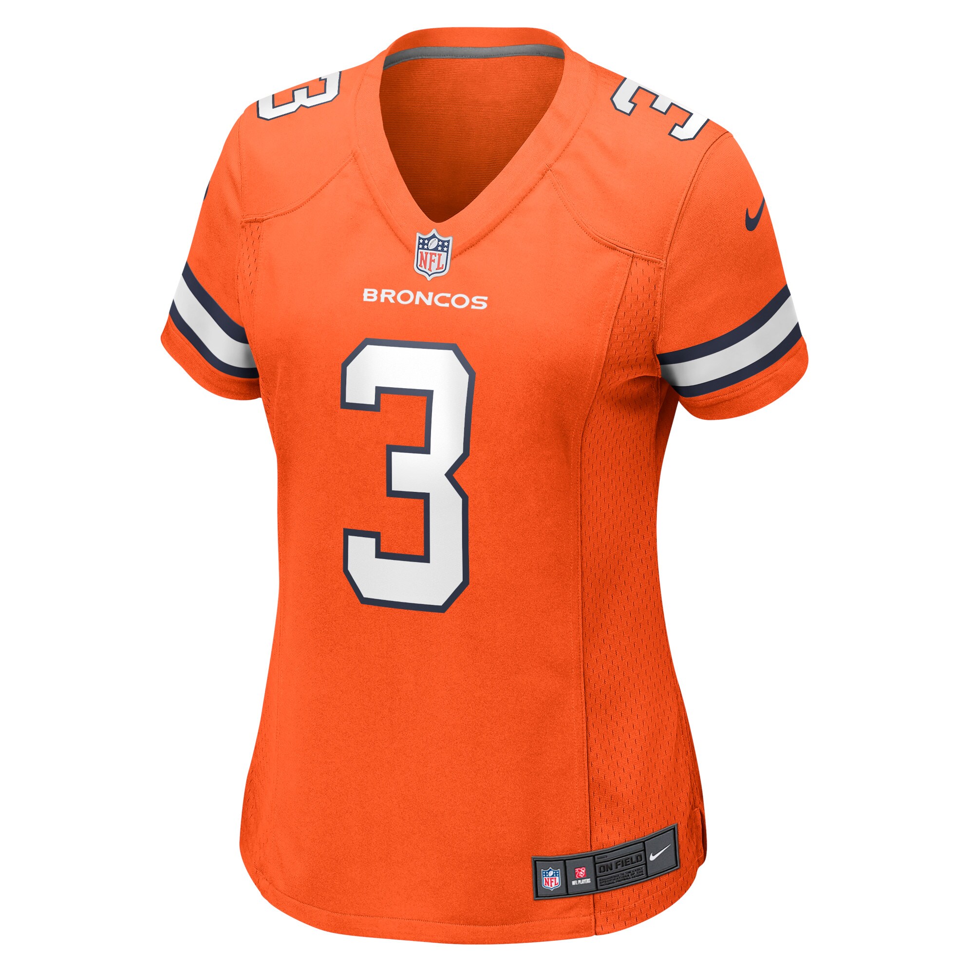 Russell Wilson Denver Broncos  Women's Player Game Jersey - Orange