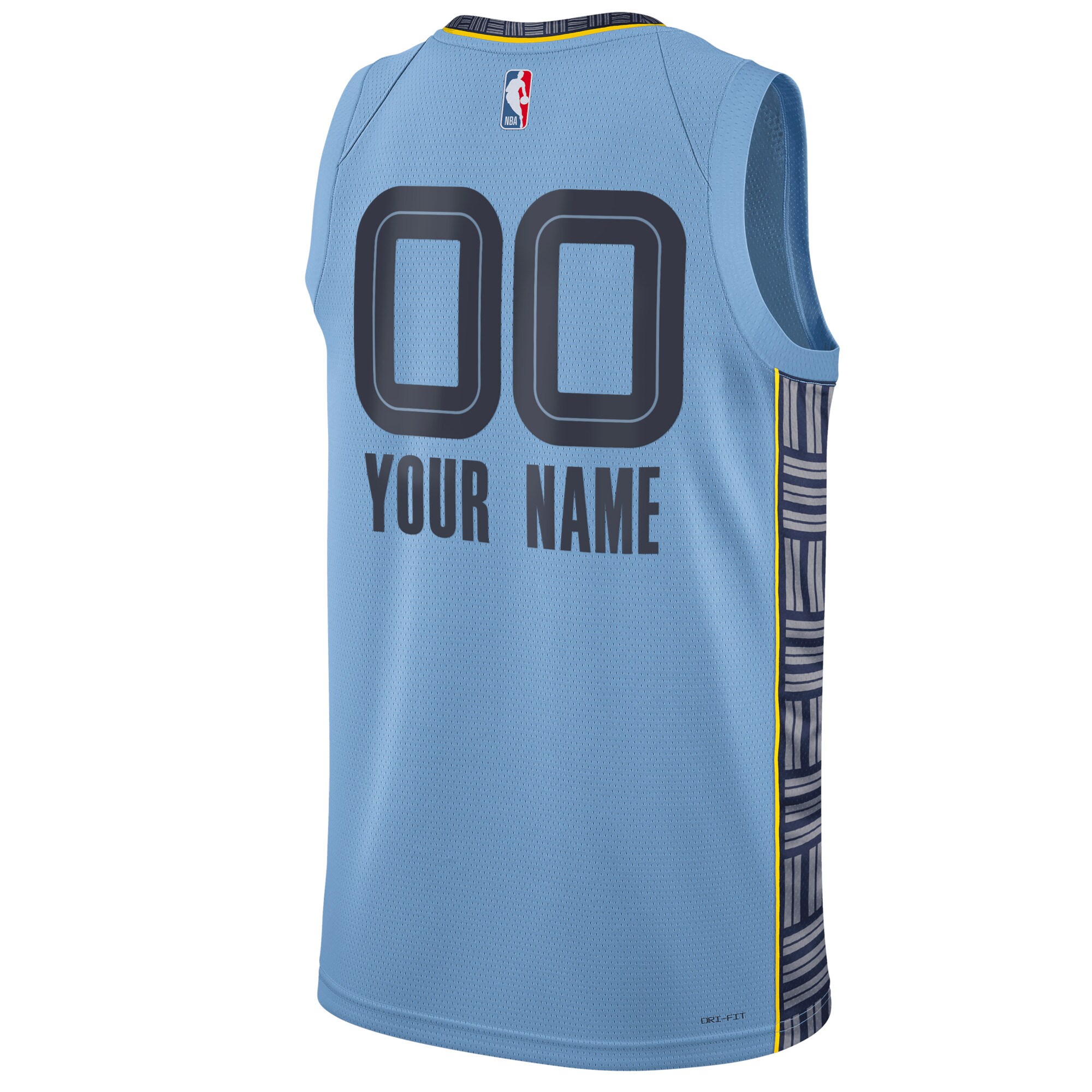 Memphis Grizzlies Jordan Brand Unisex 2022\/23 Swingman Custom Jersey - Statement Edition - Blue