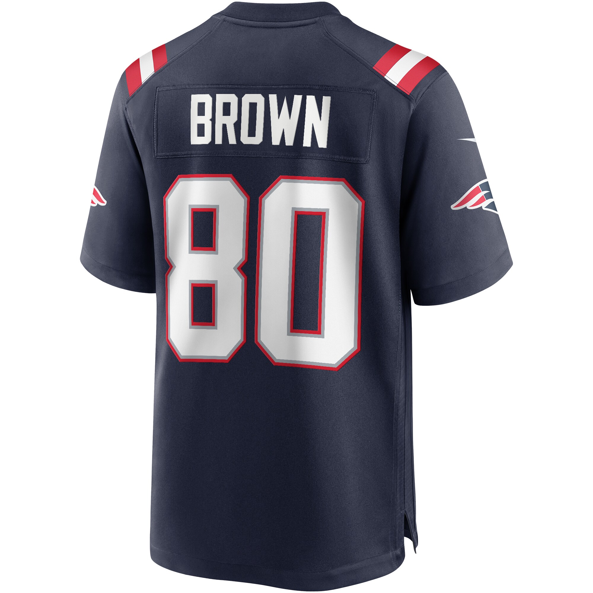 Troy Brown New England Patriots  Game Retired Player Jersey - Navy