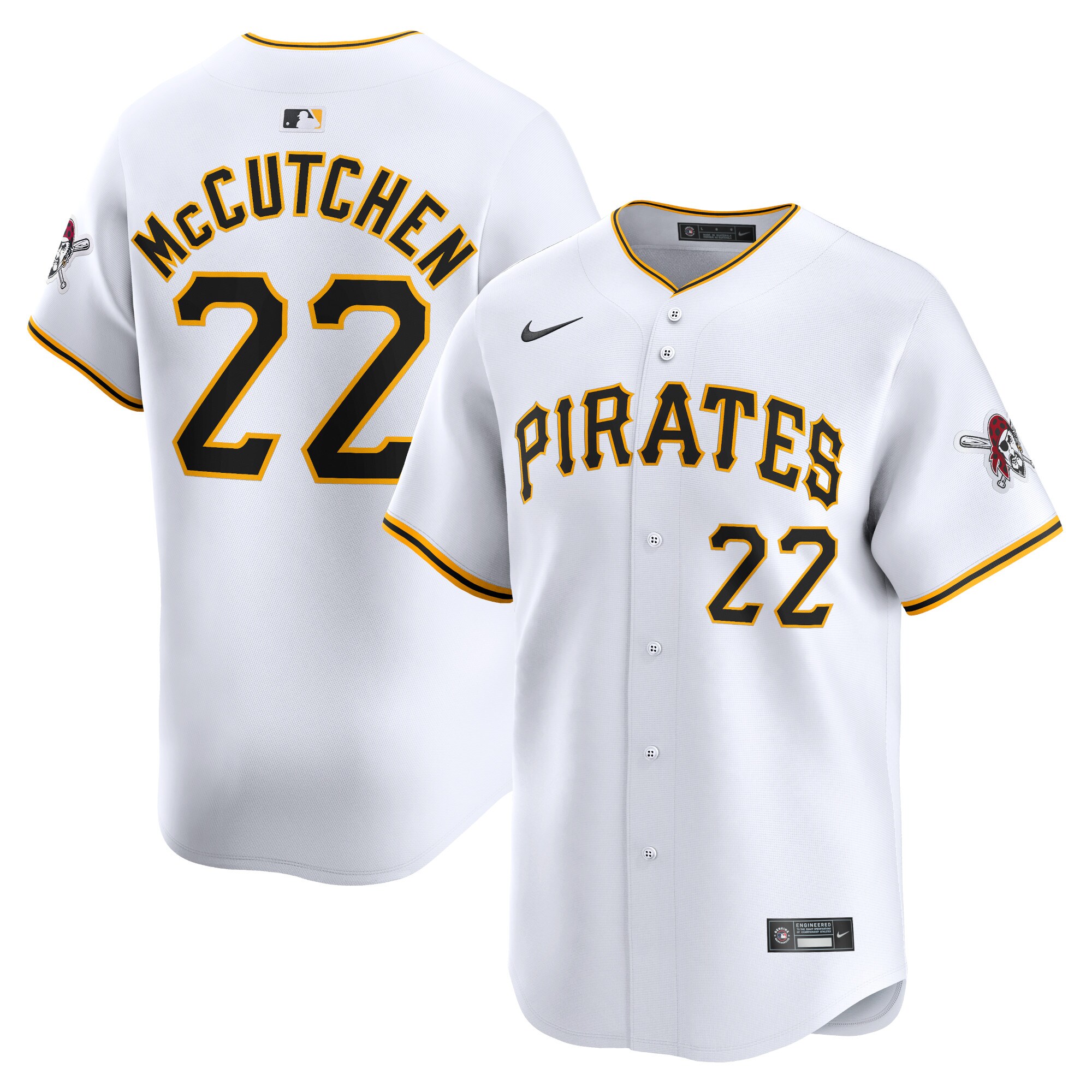 Andrew McCutchen Pittsburgh Pirates  Home Limited Player Jersey - White
