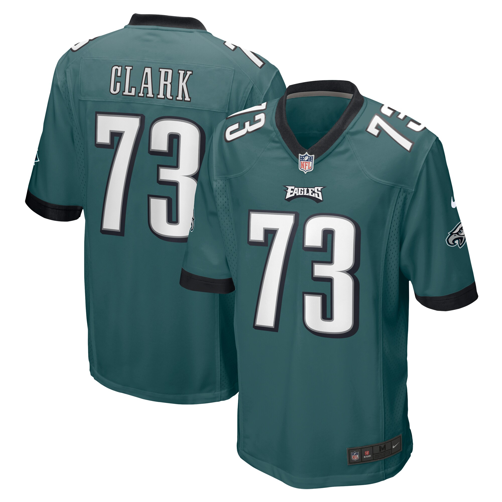 Le'Raven Clark Philadelphia Eagles   Game Jersey - Midnight Green