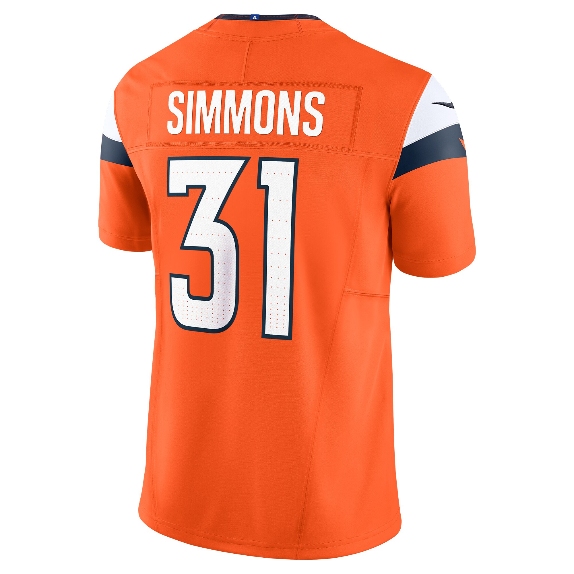 Justin Simmons Denver Broncos  Vapor F.U.S.E. Limited Jersey - Orange