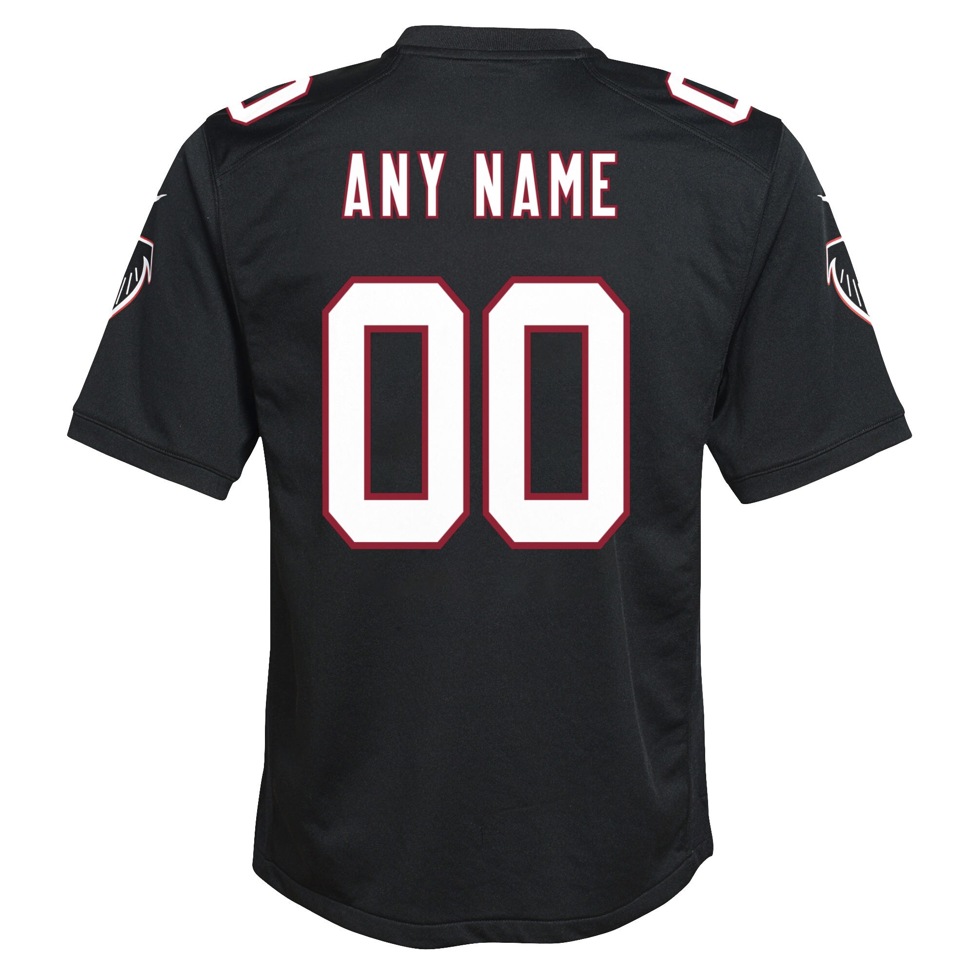Atlanta Falcons  Youth Throwback Custom Game Jersey - Black