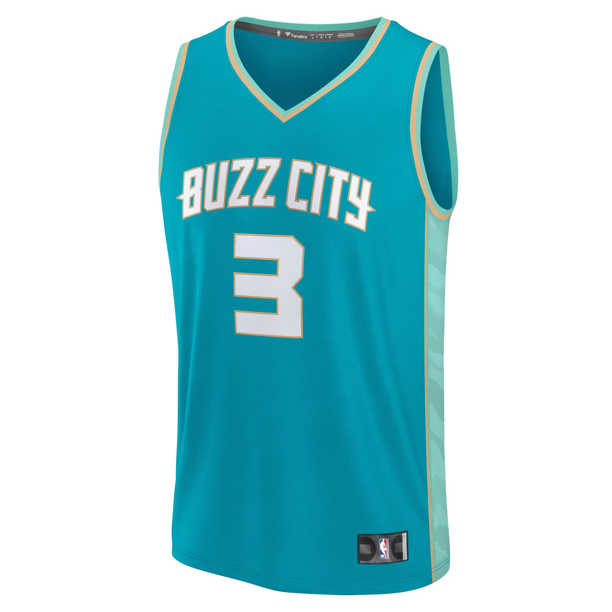 Terry Rozier Charlotte Hornets Fanatics Fast Break Jersey - Teal - City Edition