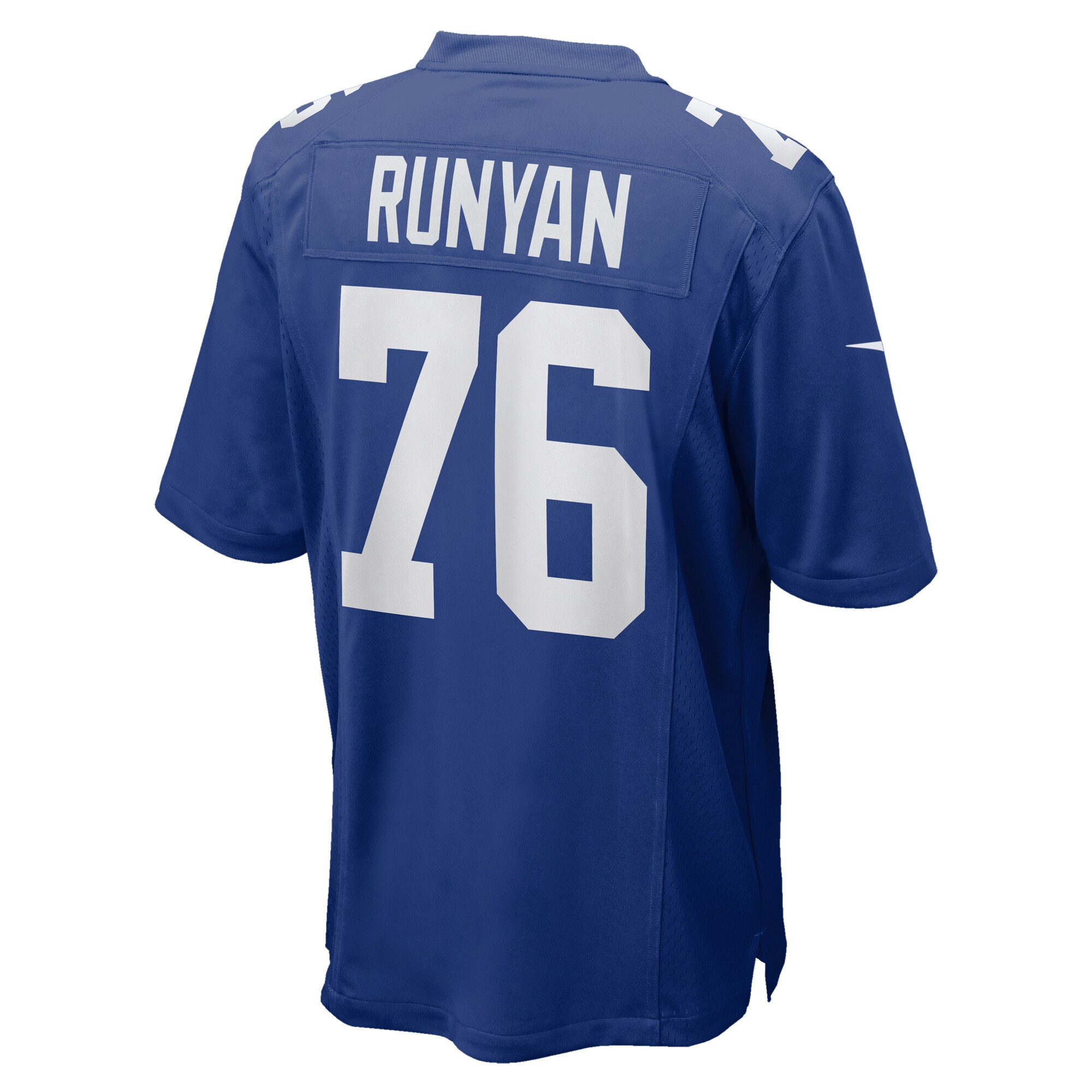 Jon Runyan New York Giants  Team Game Jersey -  Royal