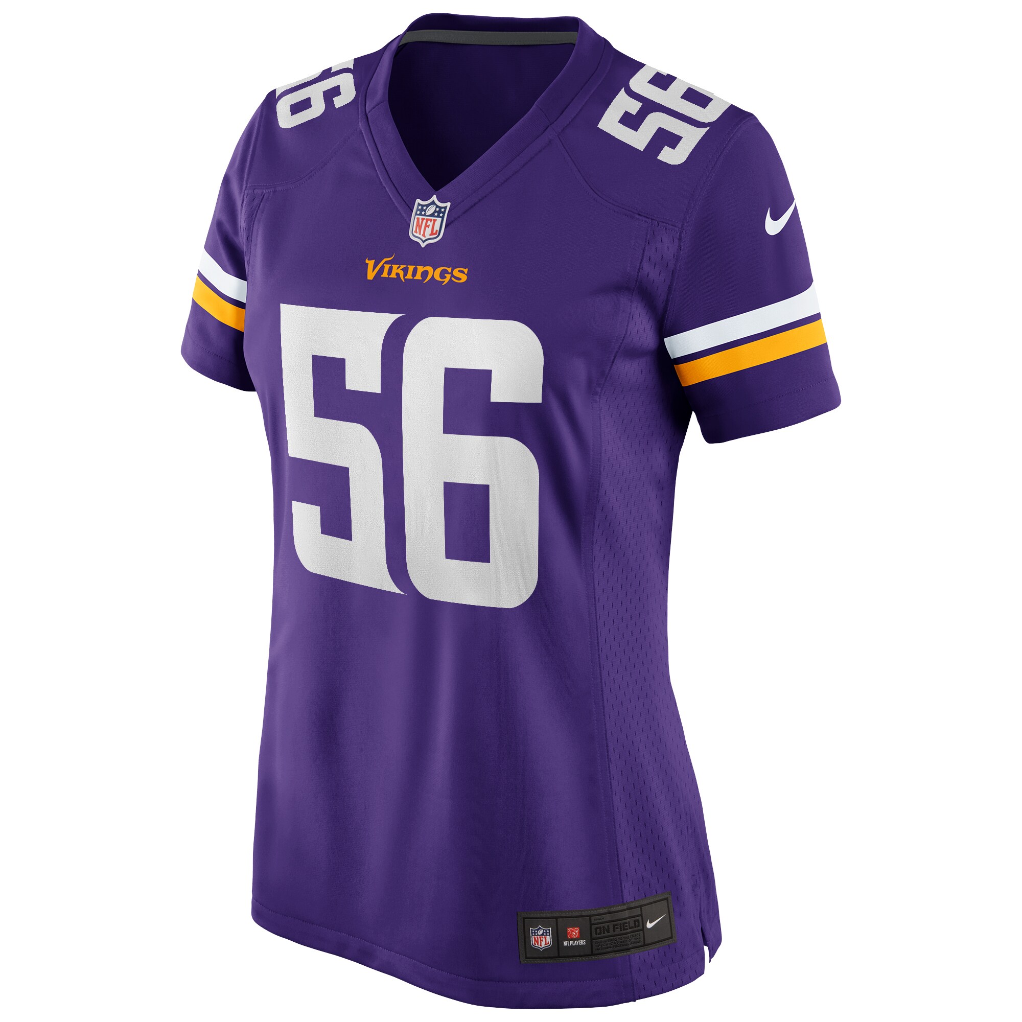 Chris Doleman Minnesota Vikings  Women's Game Retired Player Jersey - Purple