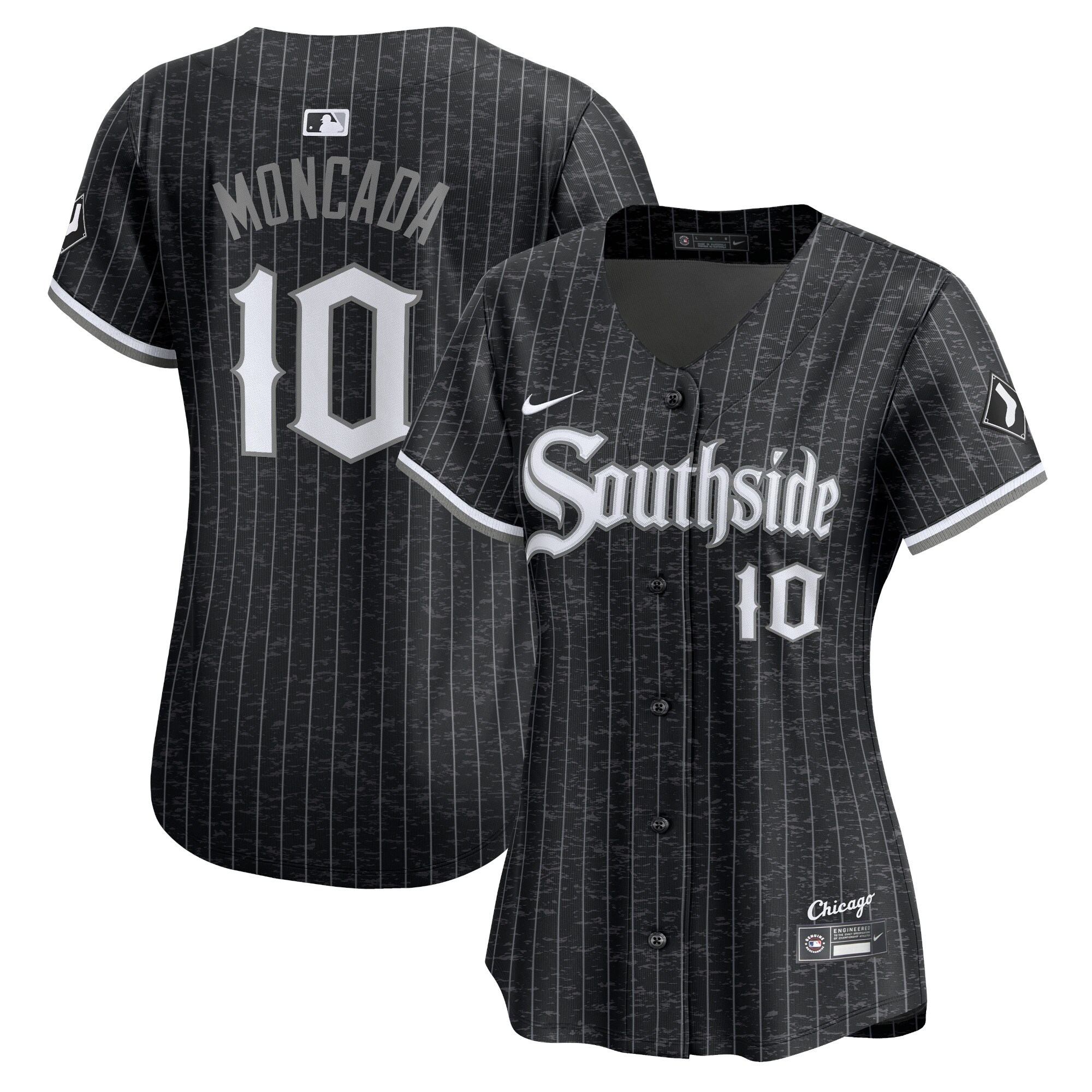 Yo\u00c3\u00a1n Moncada Chicago White Sox  Women's City Connect Limited Player Jersey - Black