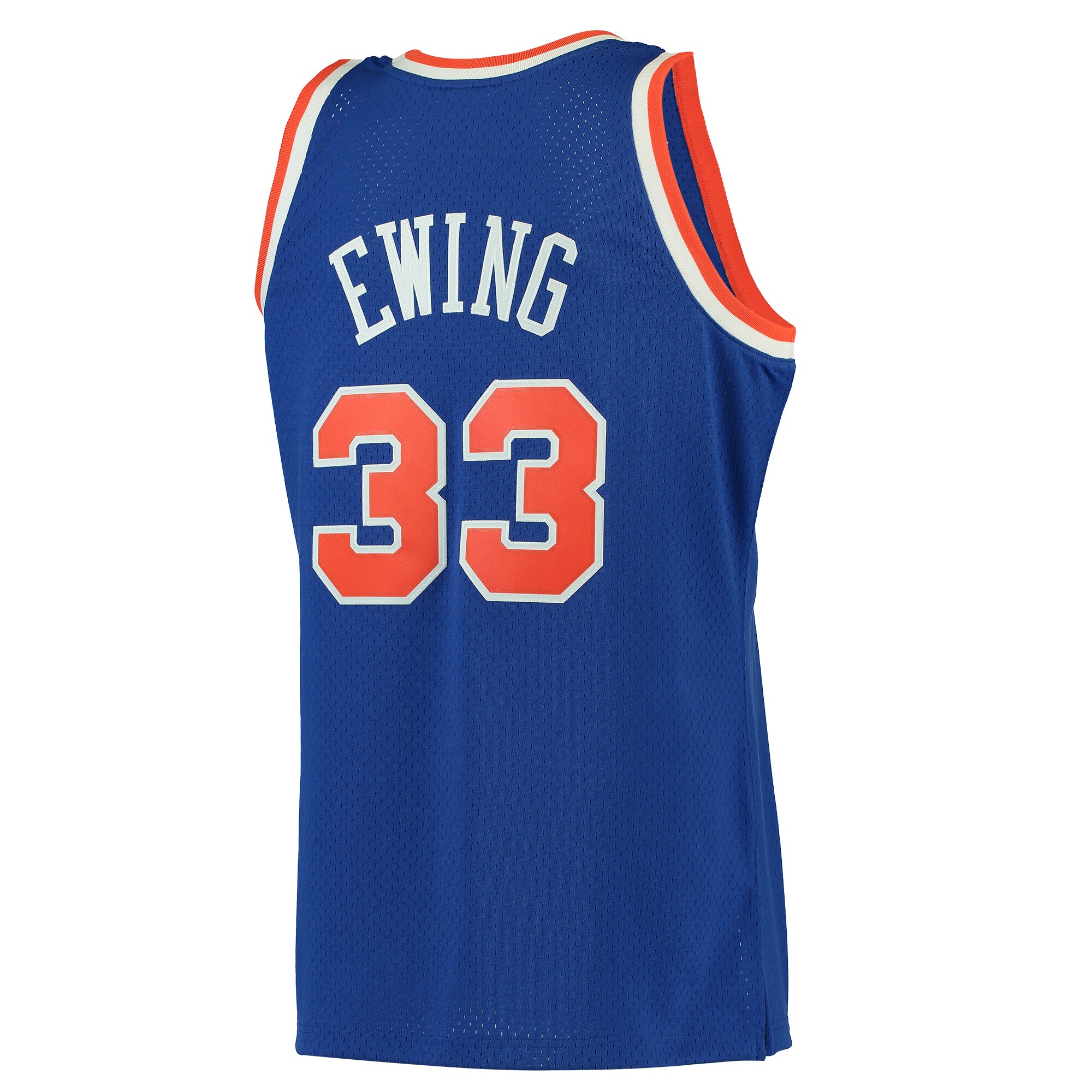Patrick Ewing New York Knicks Mitchell & Ness 1991\/92 Hardwood Classics Swingman Jersey - Blue
