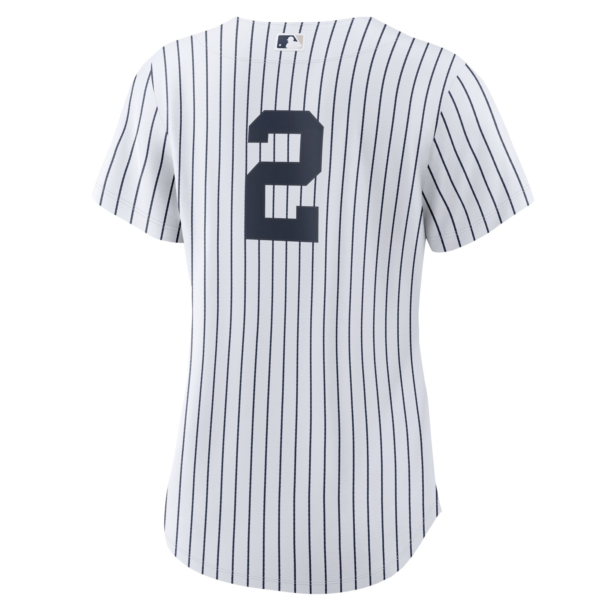Derek Jeter New York Yankees  Women's Home Replica Player Jersey - White\/Navy