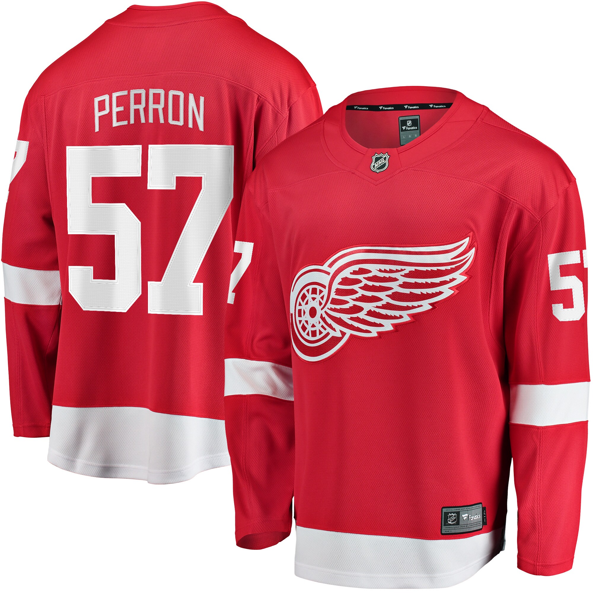 David Perron Detroit Red Wings Fanatics Home Breakaway Player Jersey - Red
