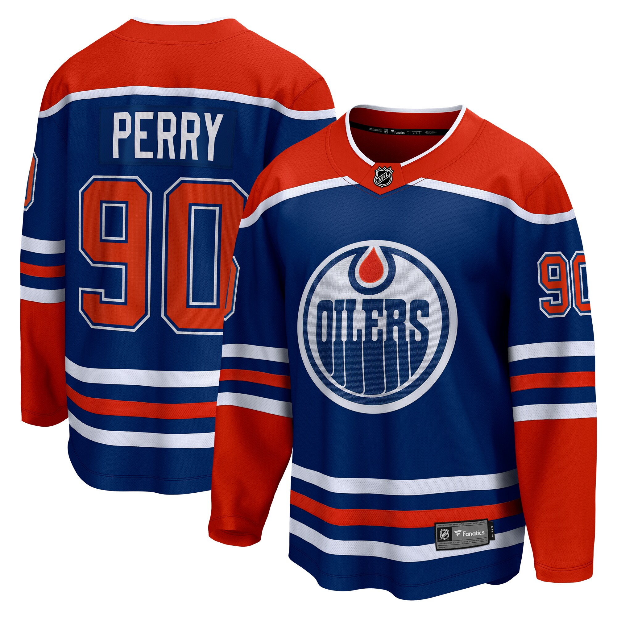 Corey Perry Edmonton Oilers Fanatics Home Premier Breakaway Player Jersey - Royal