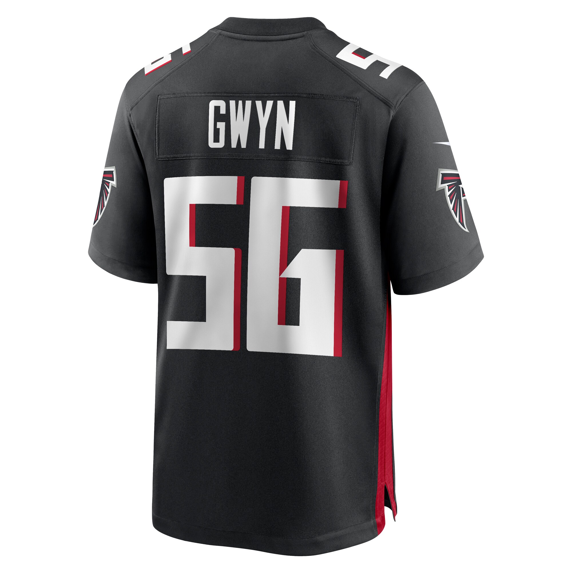 Jovaughn Gwyn Atlanta Falcons  Team Game Jersey -  Black
