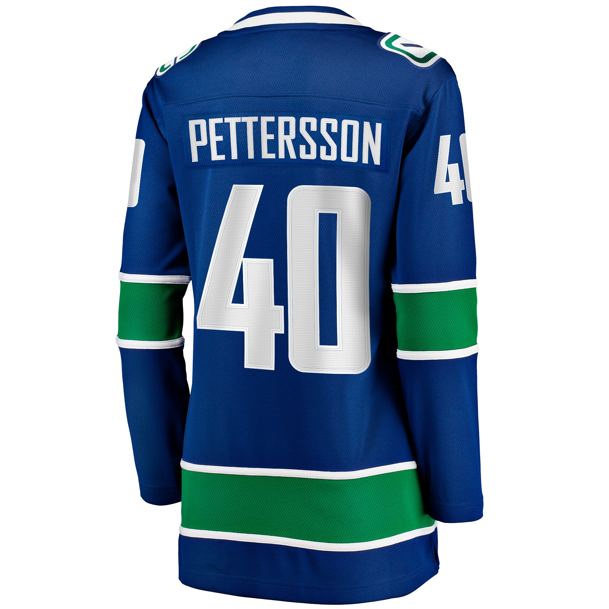 Elias Pettersson Vancouver Canucks Fanatics Women's Home Breakaway Player Jersey - Blue
