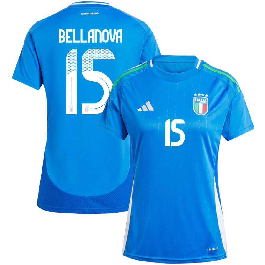 Raoul Bellanova 15 Italy National Team 2024/25 Home Women Jersey - Blue