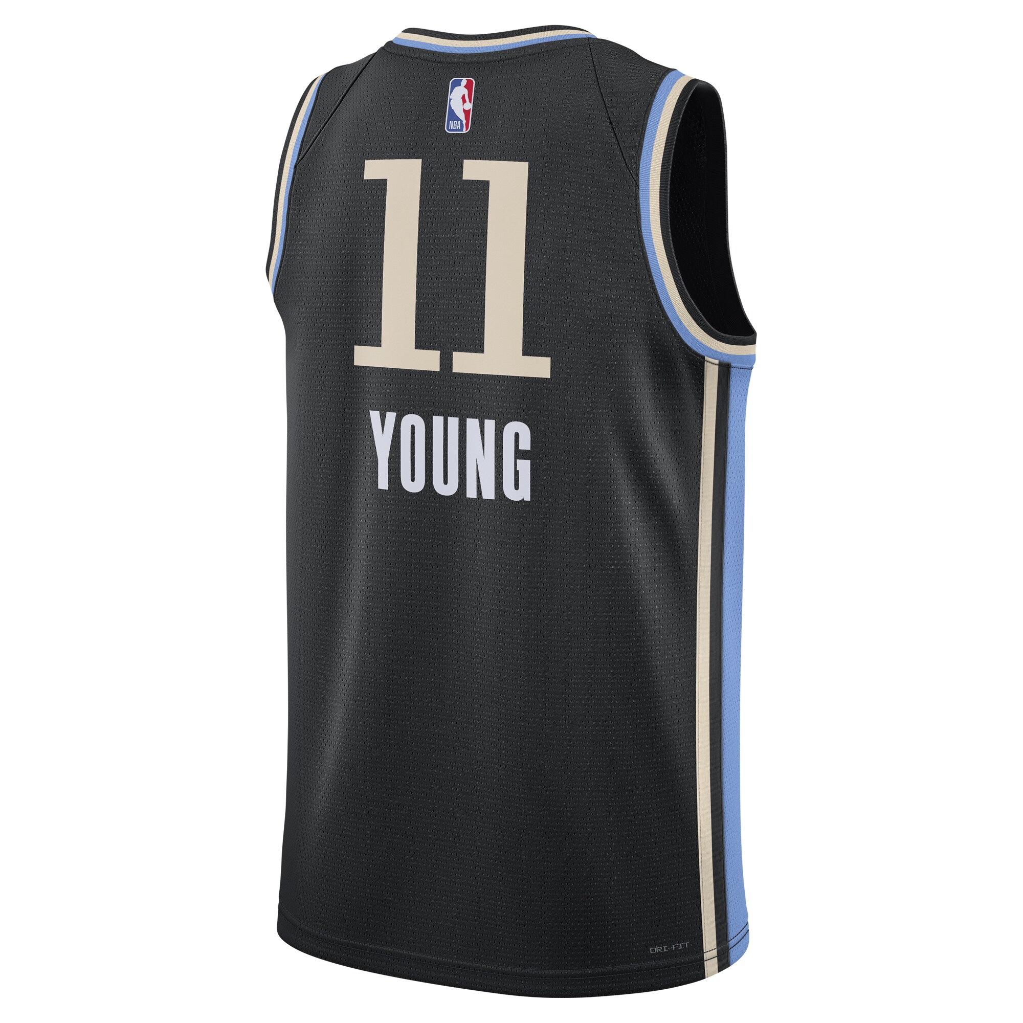 Trae Young Atlanta Hawks  Unisex 2023\/24 Swingman Jersey - Black - City Edition