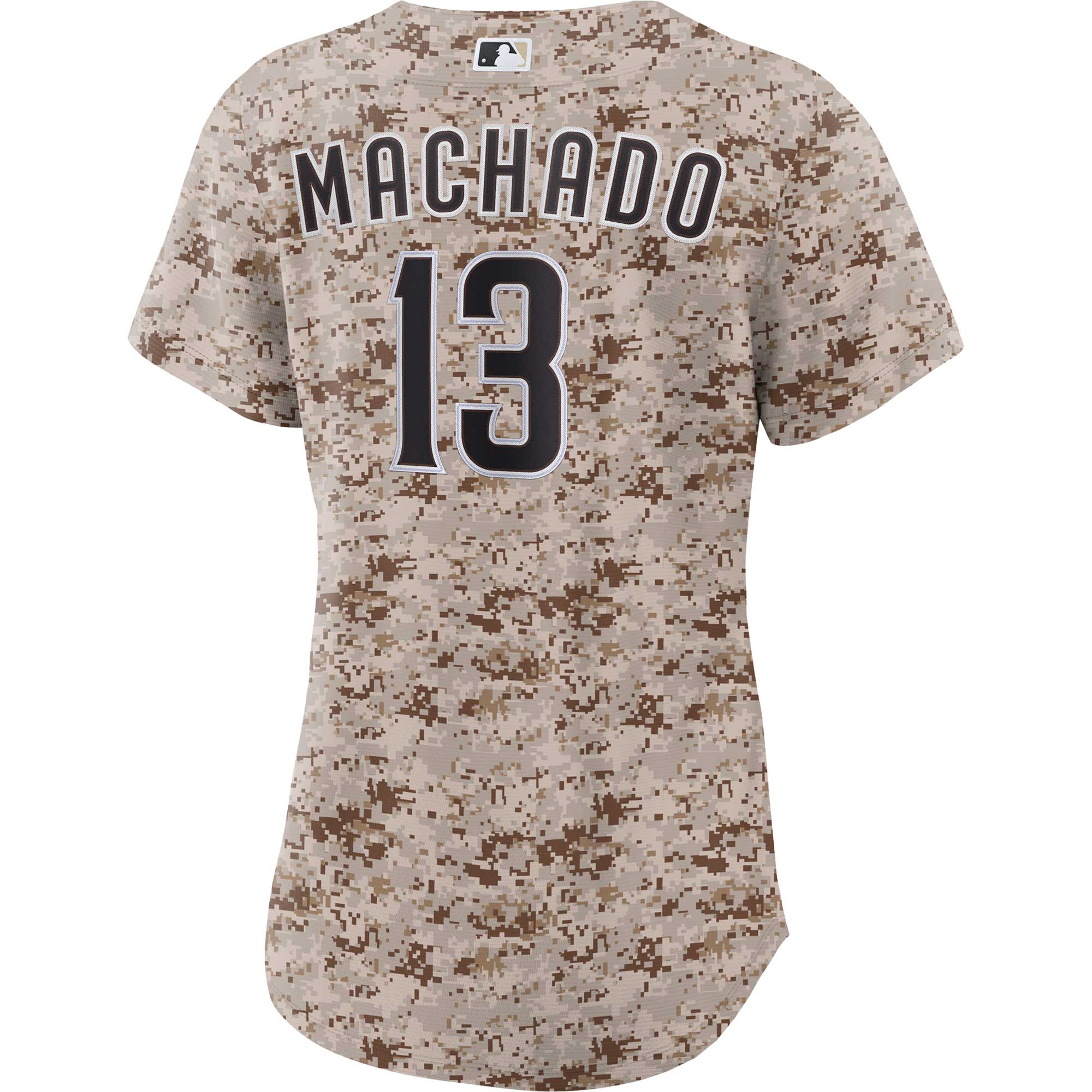 Manny Machado San Diego Padres  Women's USMC Alternate Replica Player Jersey - Camo