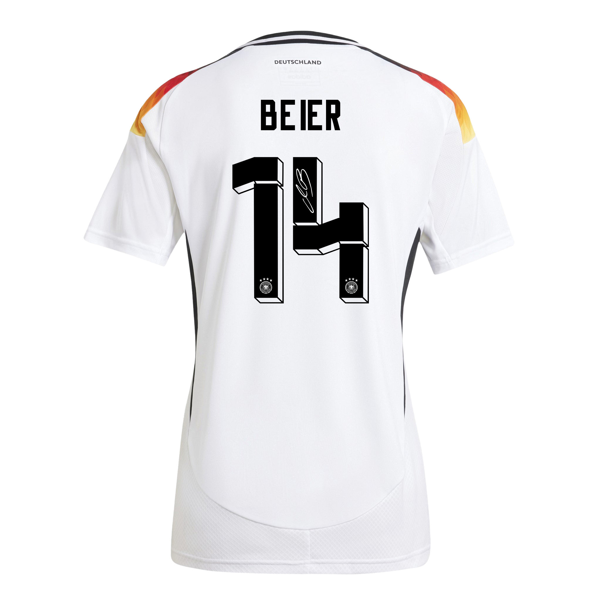 Maximilian Beier 14 Signed Germany National Team 2024/25 Home Jersey Autographed - Women