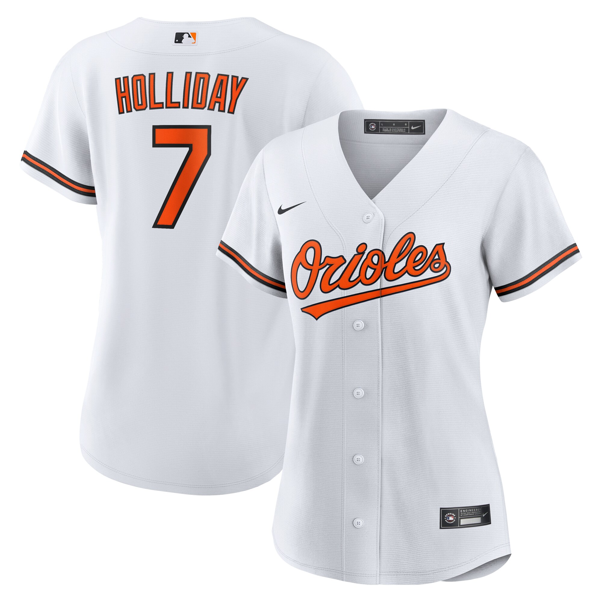 Jackson Holliday Baltimore Orioles  Women's Home Replica Player Jersey - White
